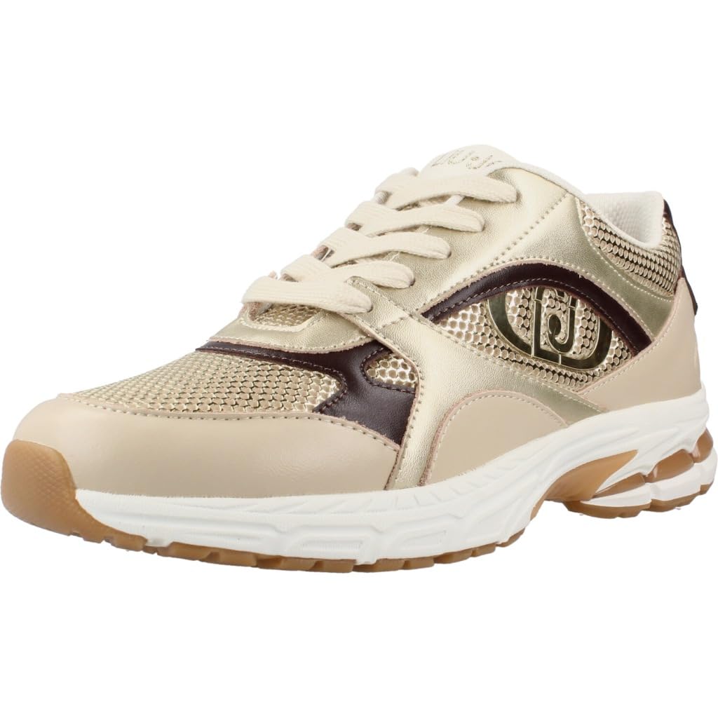 Liu Jo Scarpe Sneakers Mesh Metallizzato Bianco