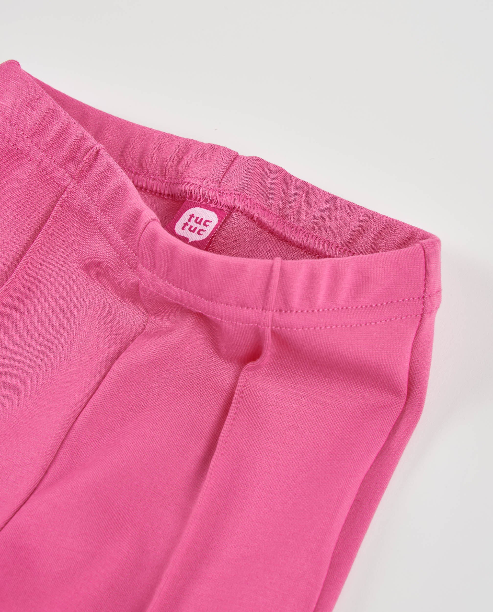 TucTuc Pantaloni Maglia Bambina Zampa Rosa 6M elastico