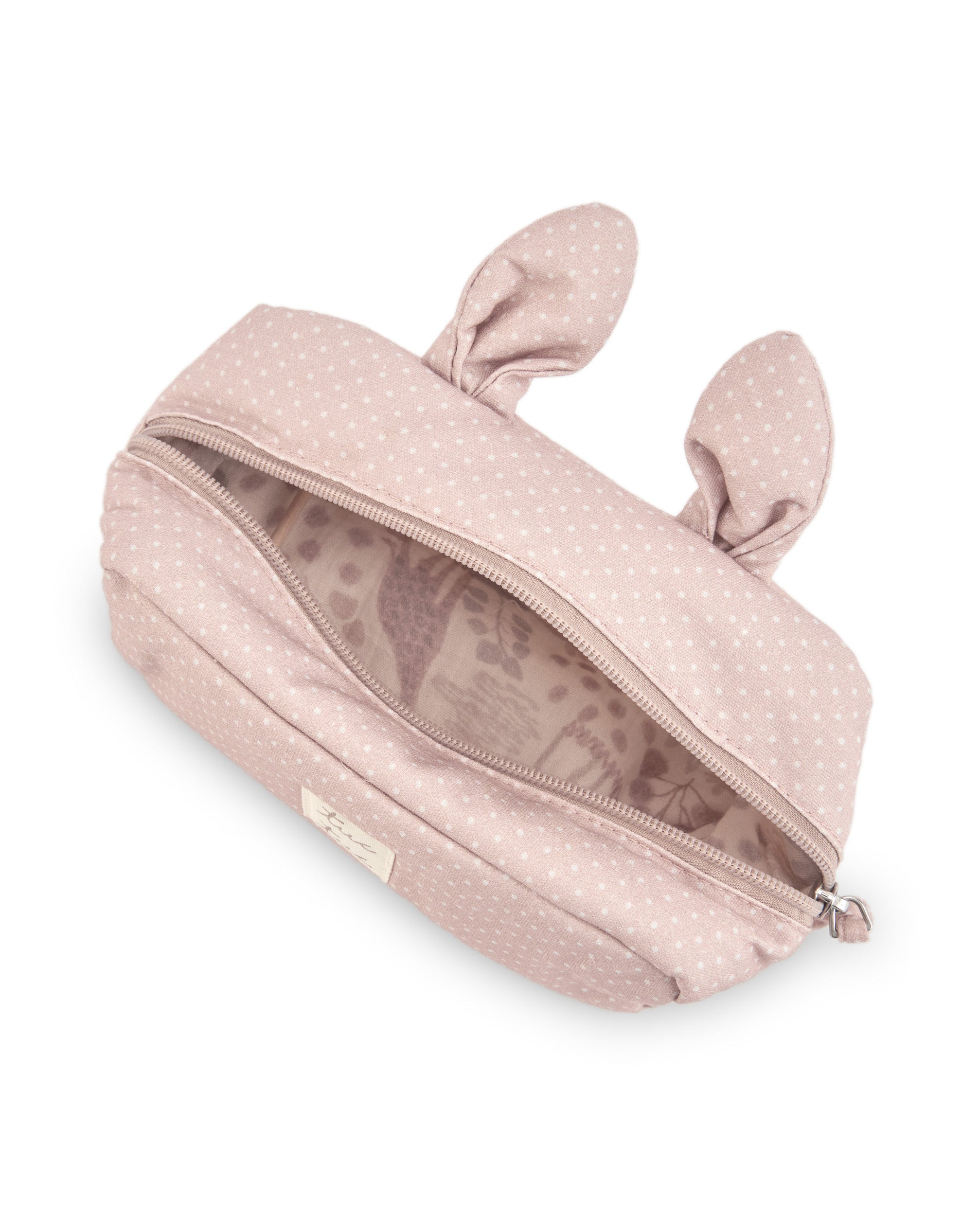 TucTuc Accessori beauty case neonato beige a pois