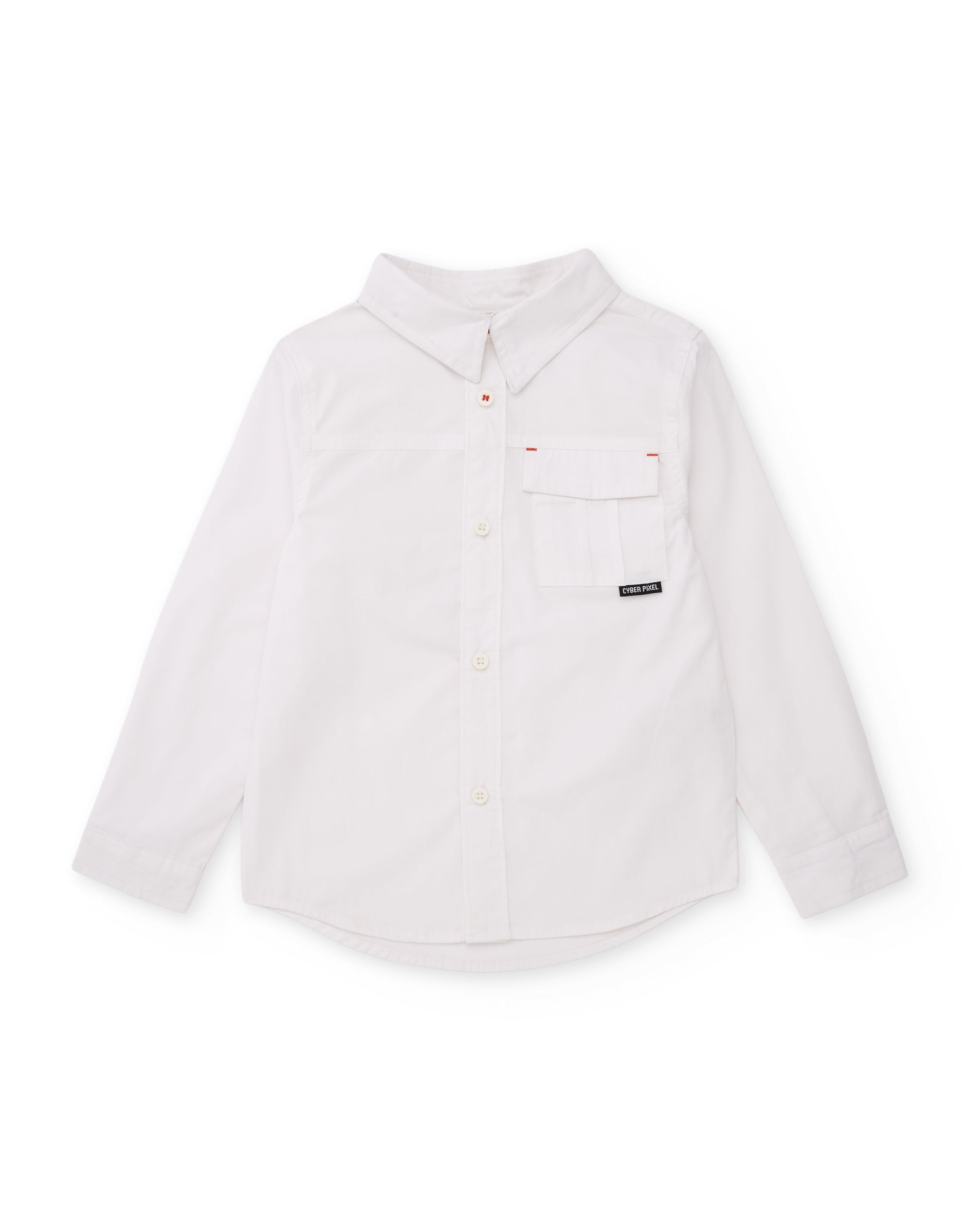 TucTuc Camicette Camicia bambino bianco cotone tasca classica
