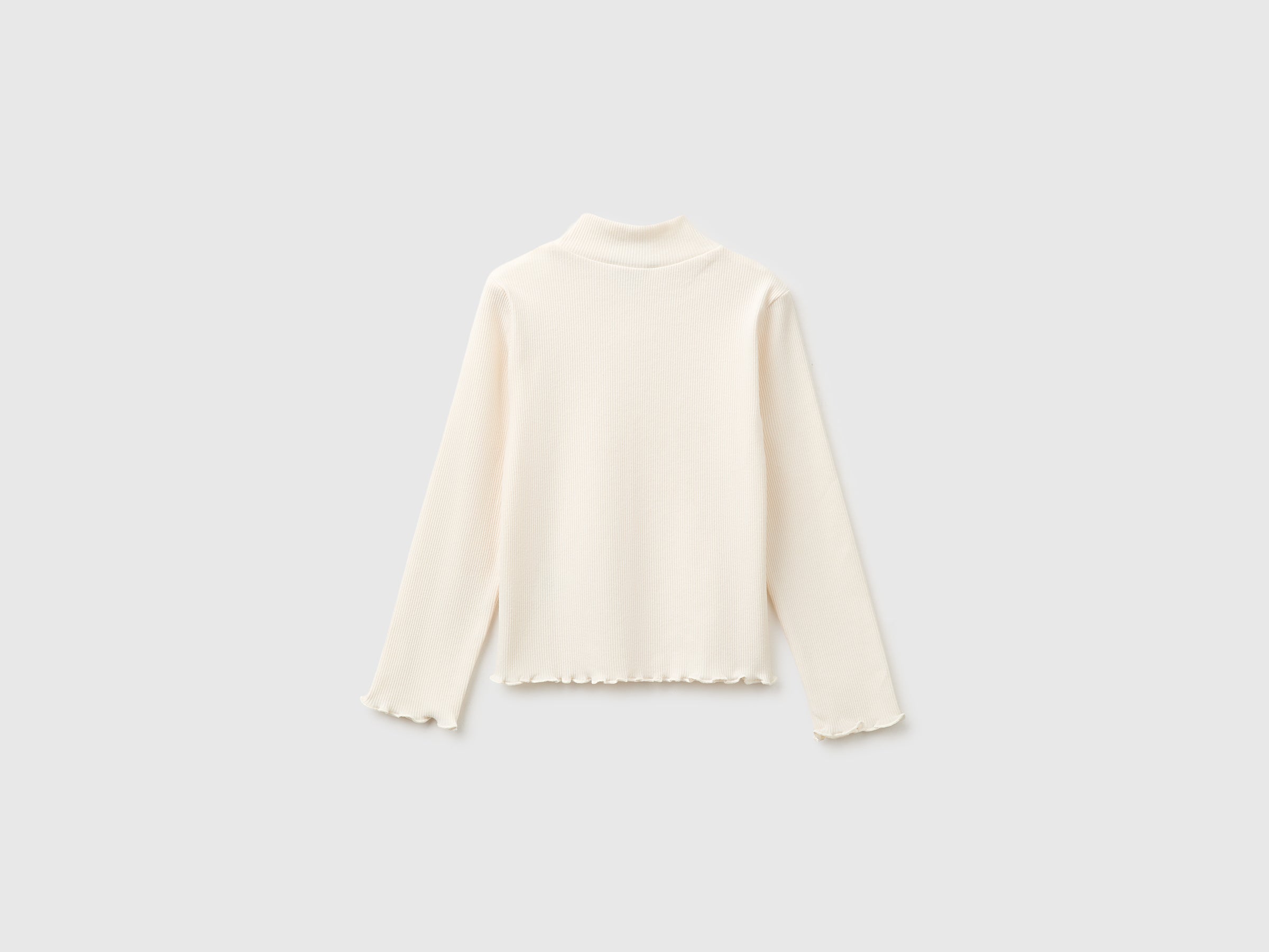 United Colors of Benetton maglietta lupetto bimba cotone