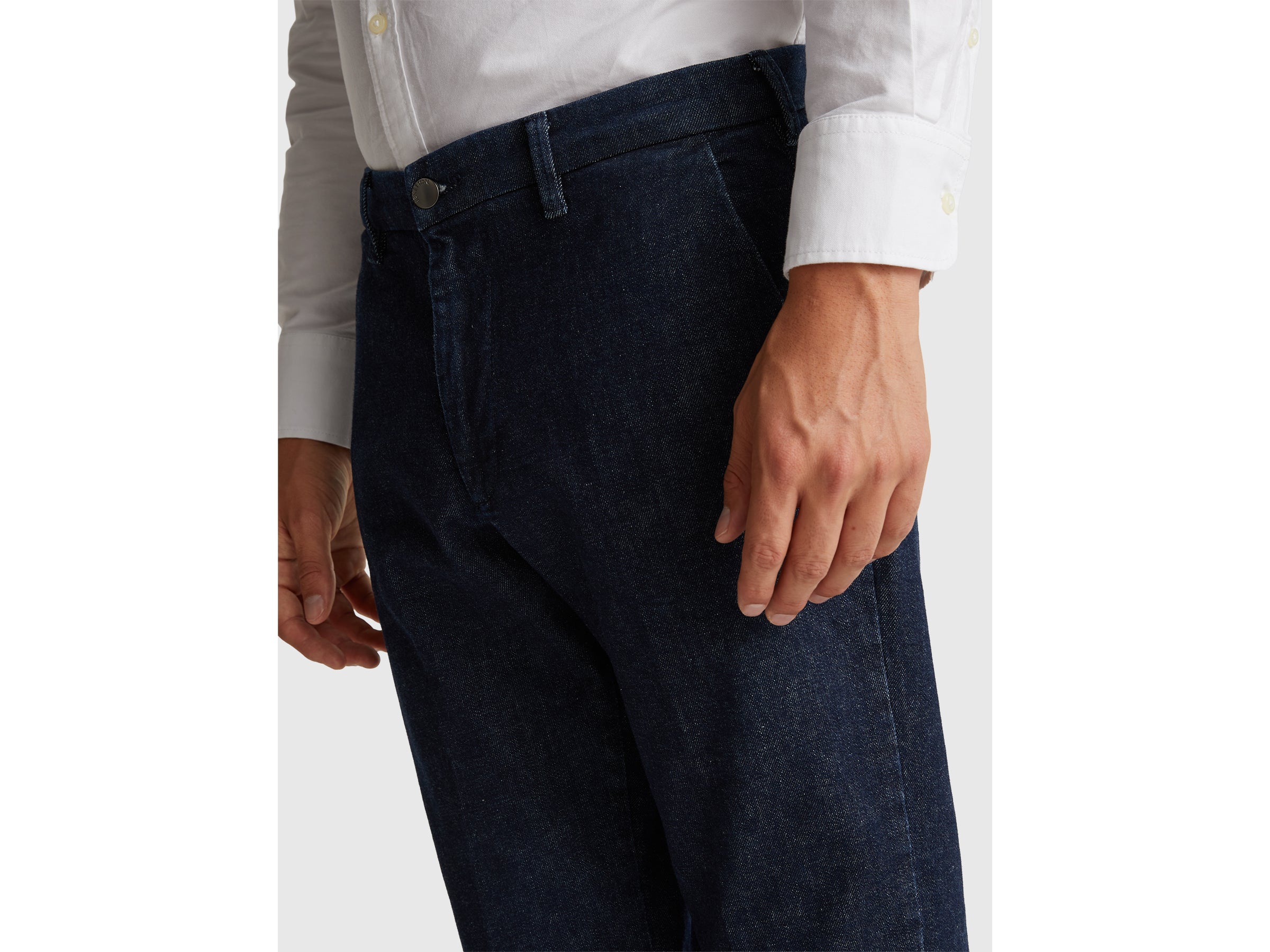 United Colors of Benetton Trousers Slim fit denim chinos pantaloni cotone