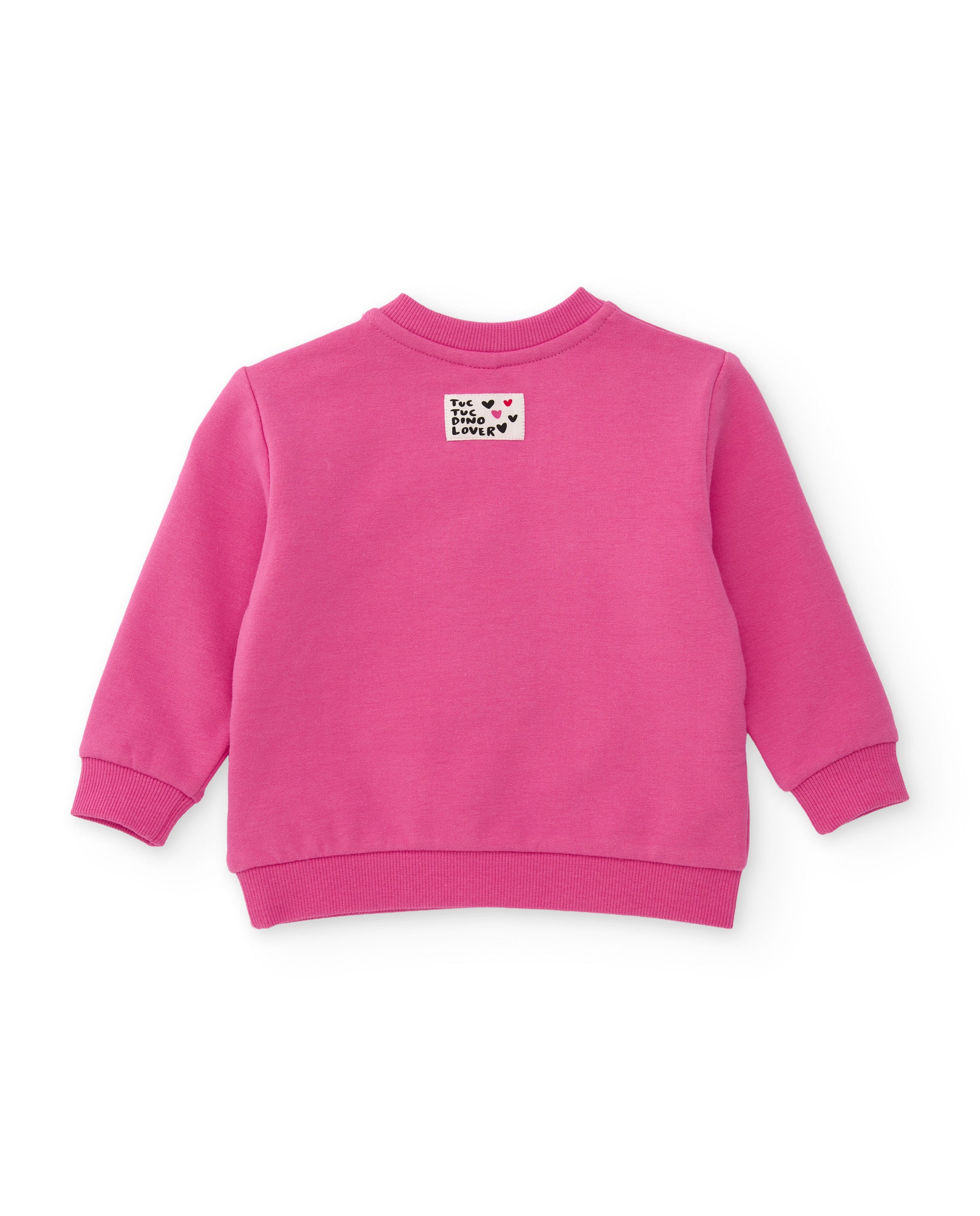 TucTuc Felpe Cuori felpa bambina rosa girocollo