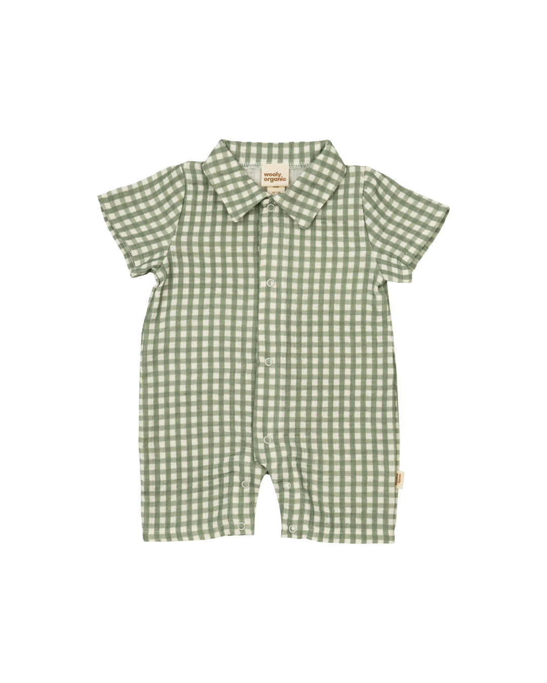 Woolly Organic Baby Rompers pagliaccetto mussola cotone organico