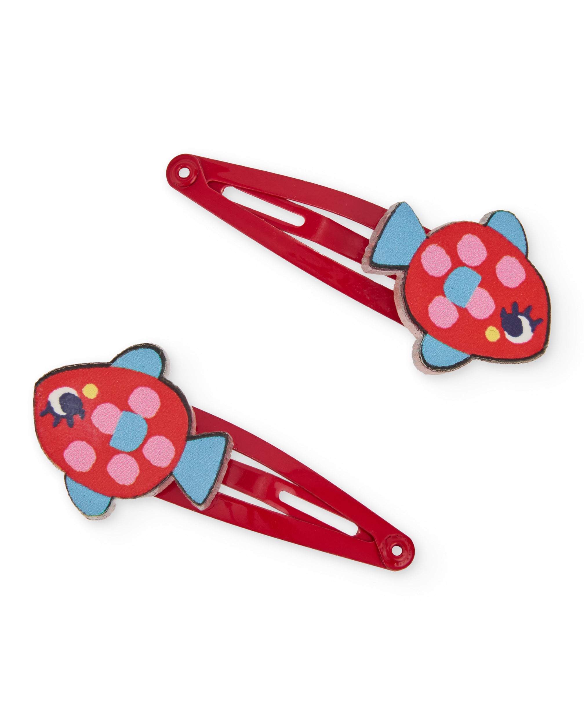 TucTuc Accessori mollettine bambina pesce rosso