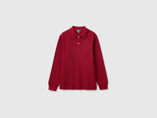 United Colors of Benetton Polos polo cotone organico manica lunga