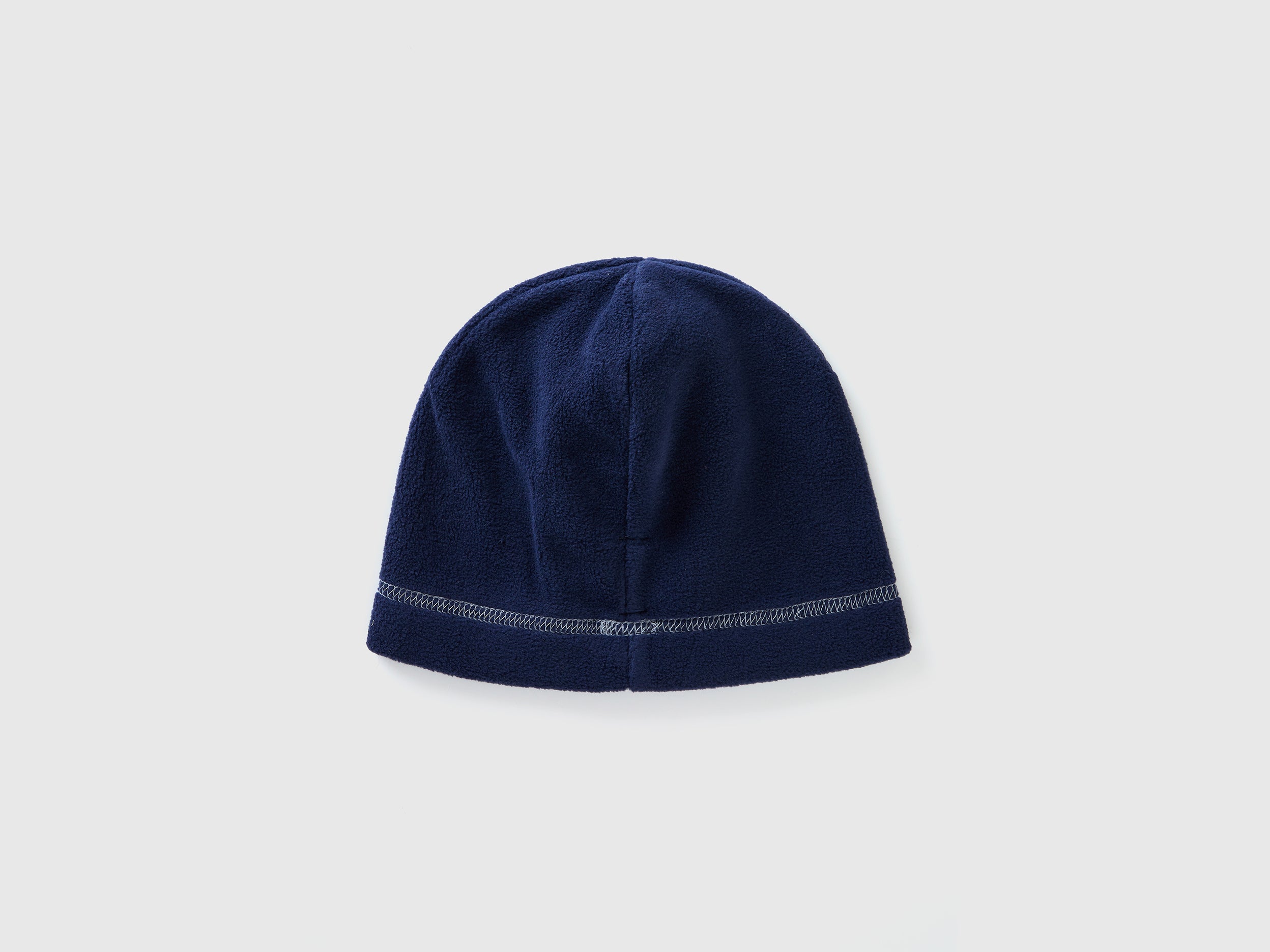 United Colors of Benetton cappello pile neonato logo ricamato