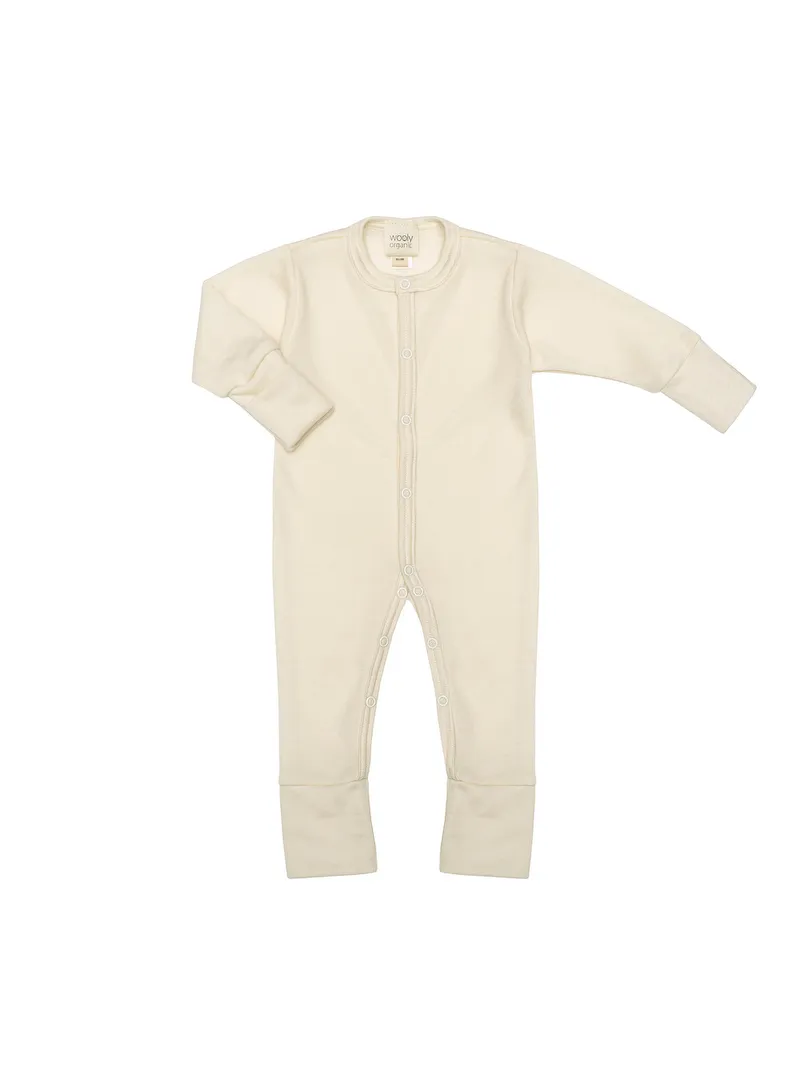 Woolly Organic Merino Wool Sleepsuit tutina lana merino NOOS