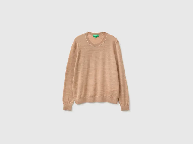 United Colors of Benetton maglione lana merino girocollo