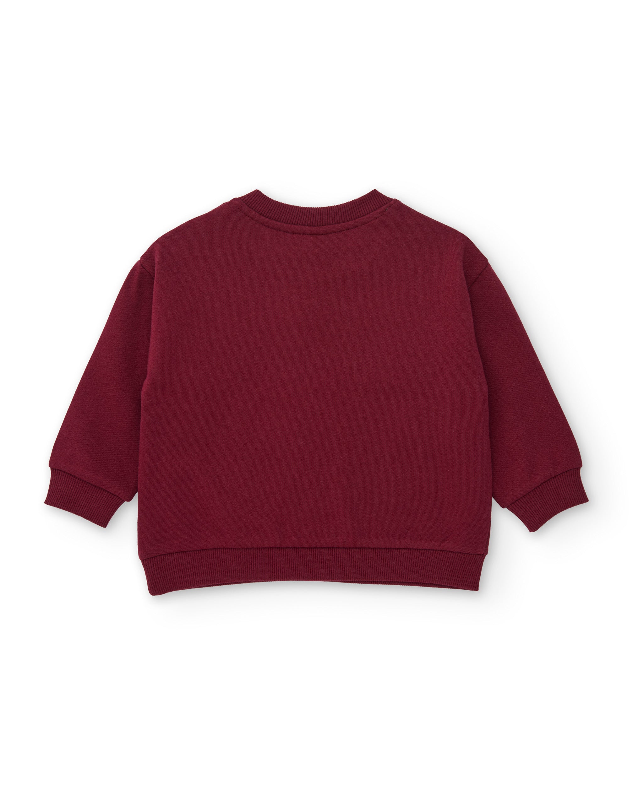 TucTuc Completi tuta felpa bambino bordeaux savana