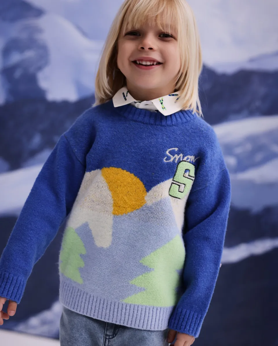 TucTuc Maglioni Maglione bambino tricot invernale blu