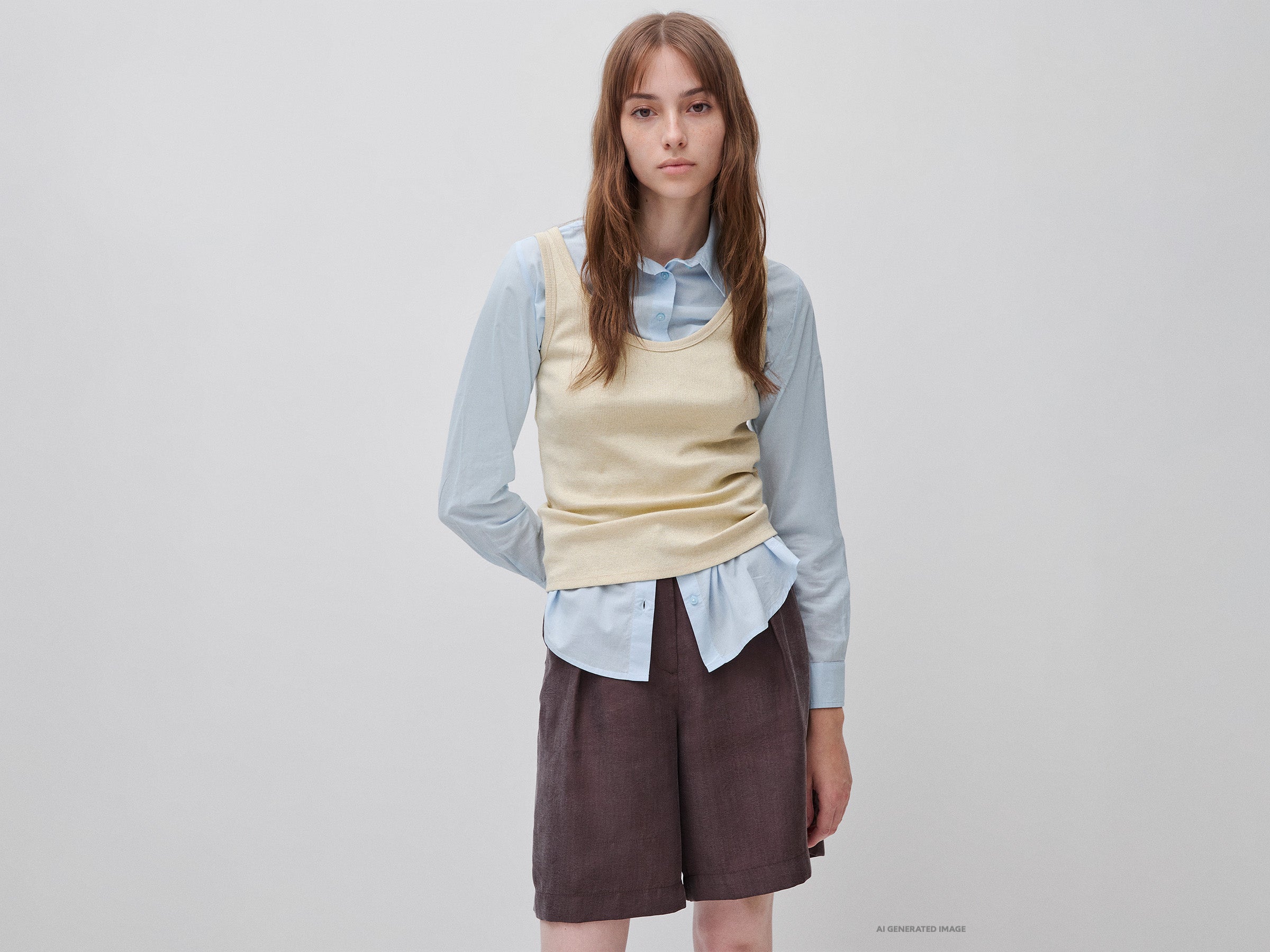 United Colors of Benetton Lurex canotta cotone M