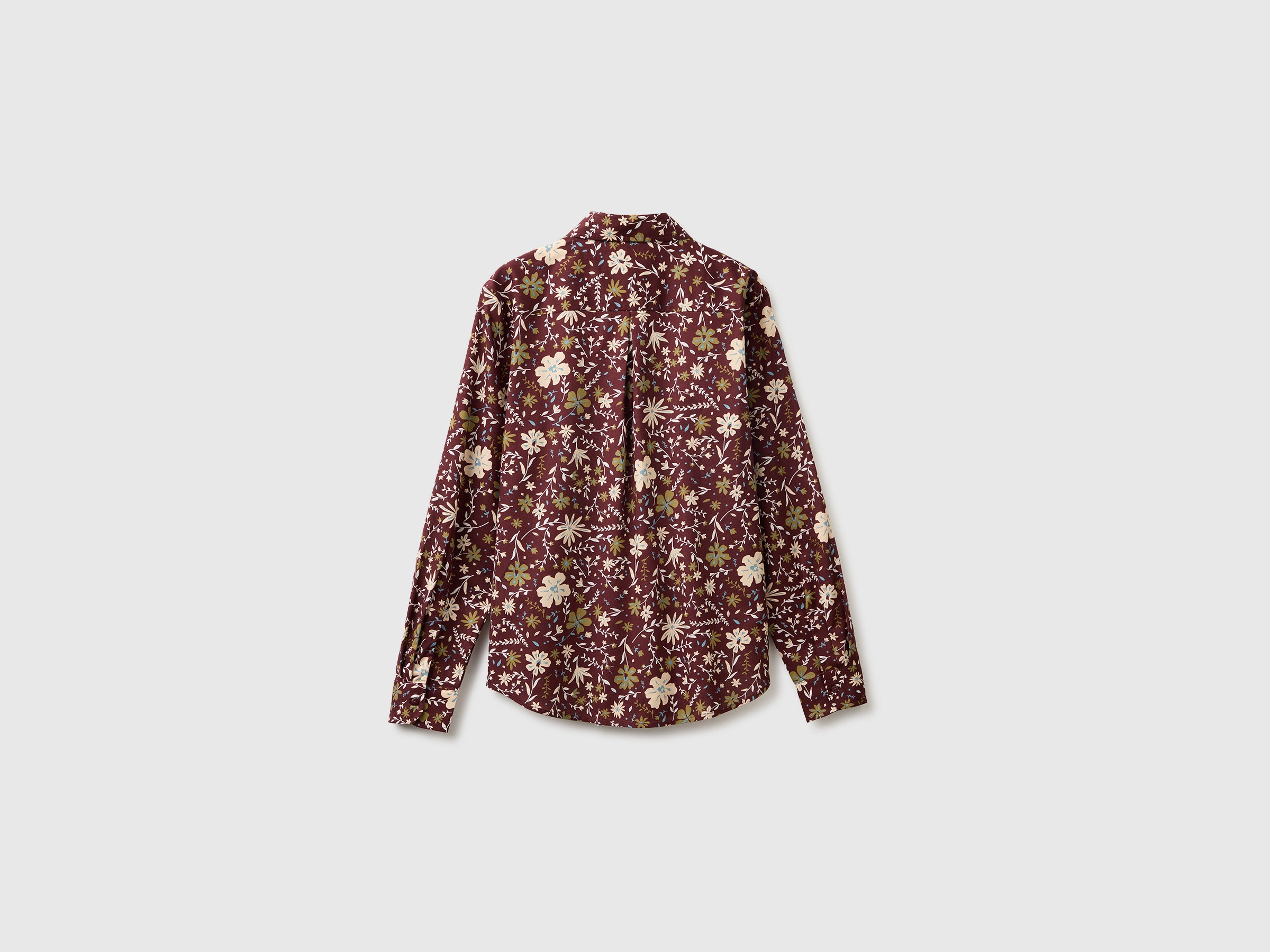 United Colors of Benetton camicia fantasia cotone maniche lunghe M