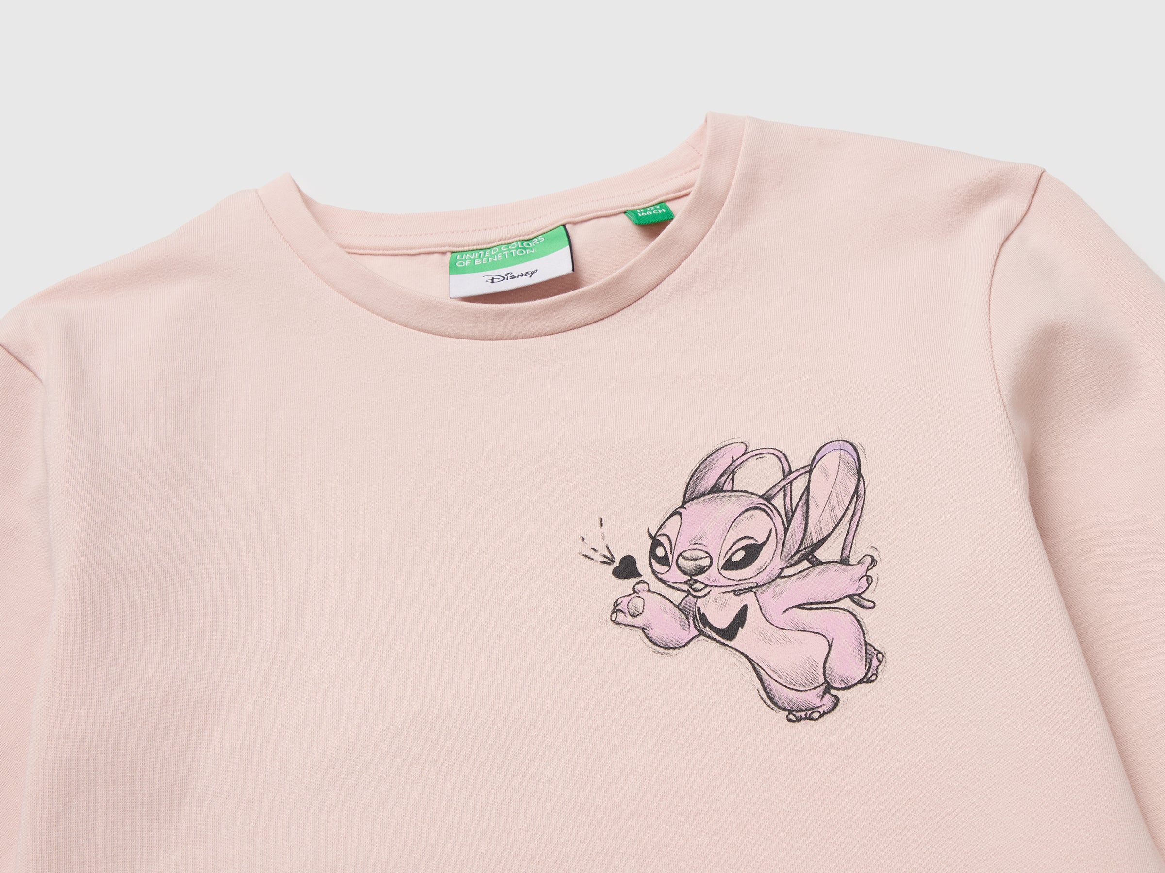 United Colors of Benetton t-shirt Lilo Stitch manica lunga XL