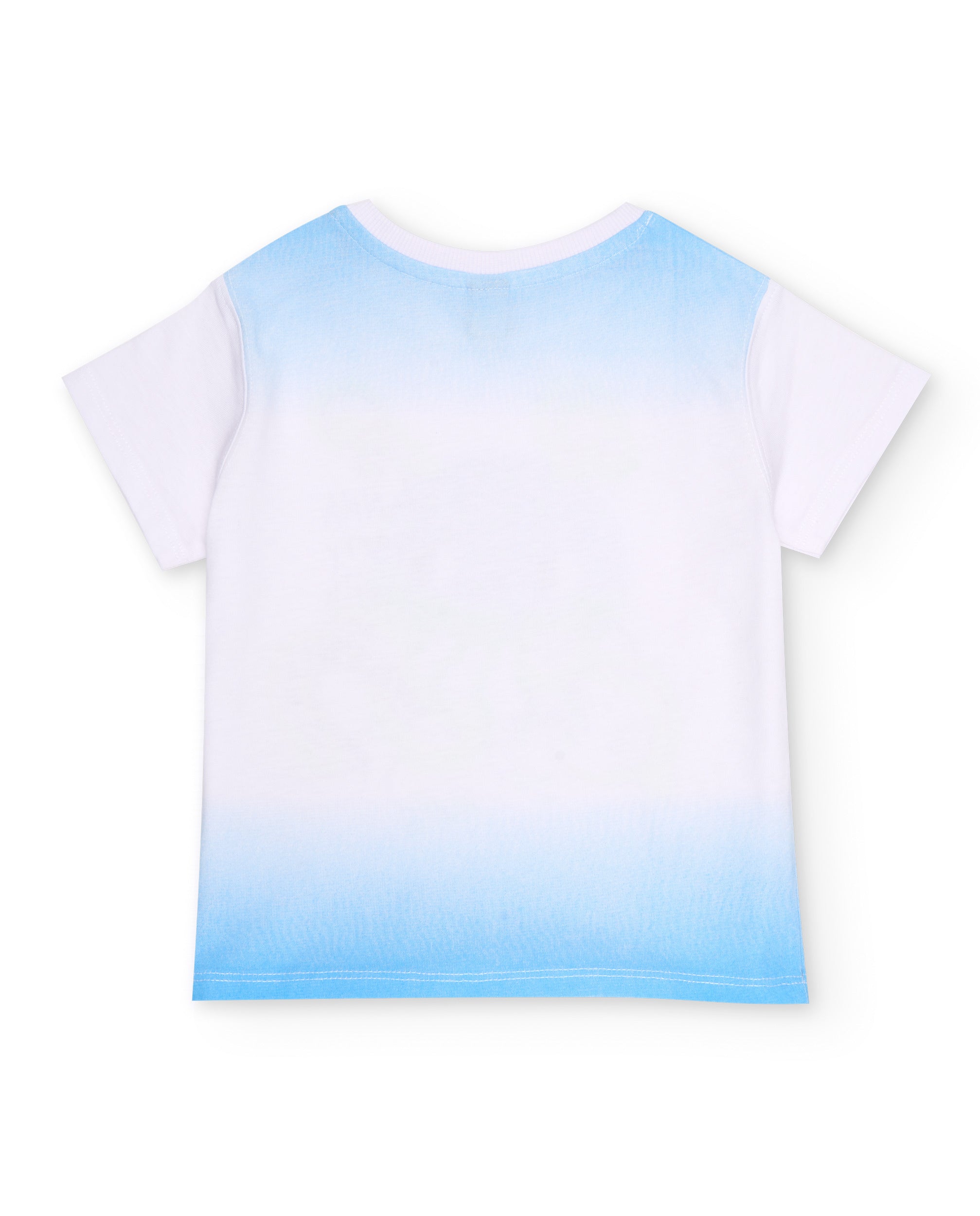 TucTuc Magliette T-shirt Degradé Bianca Neonato