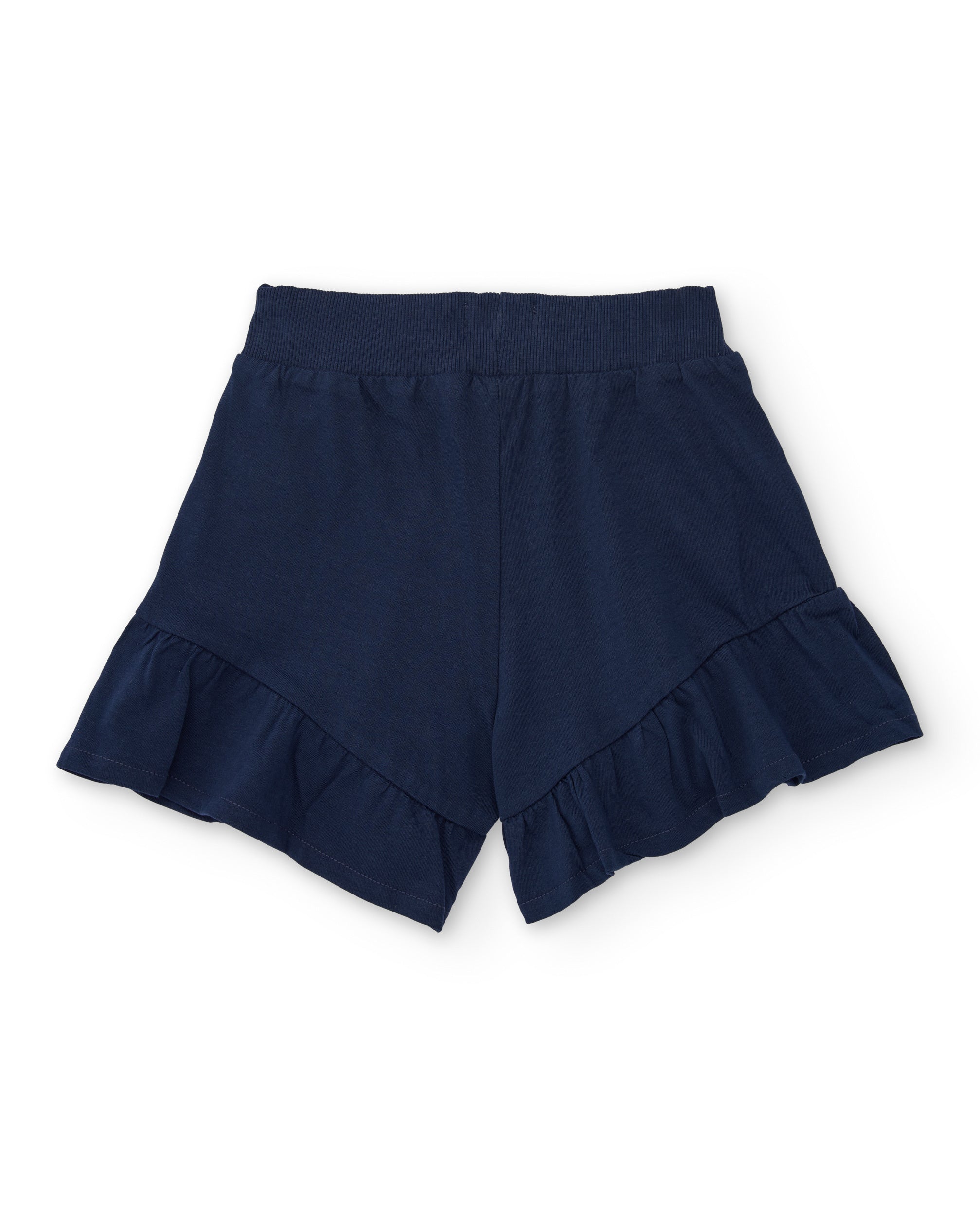 TucTuc Bermuda shorts bambina navy volant cotone
