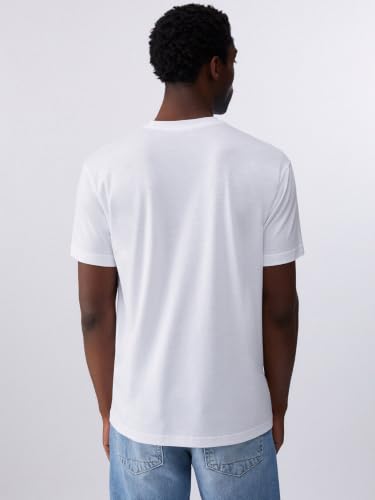 Liu Jo Baby Scollo a V T-Shirt Cotone Comoda