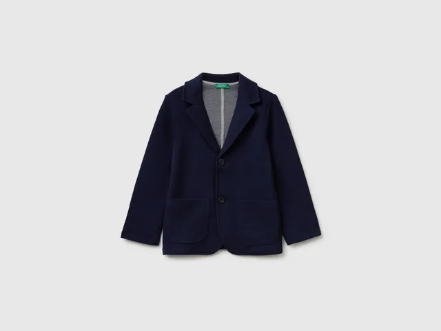 United Colors of Benetton Blazer tasche giacca cotone junior