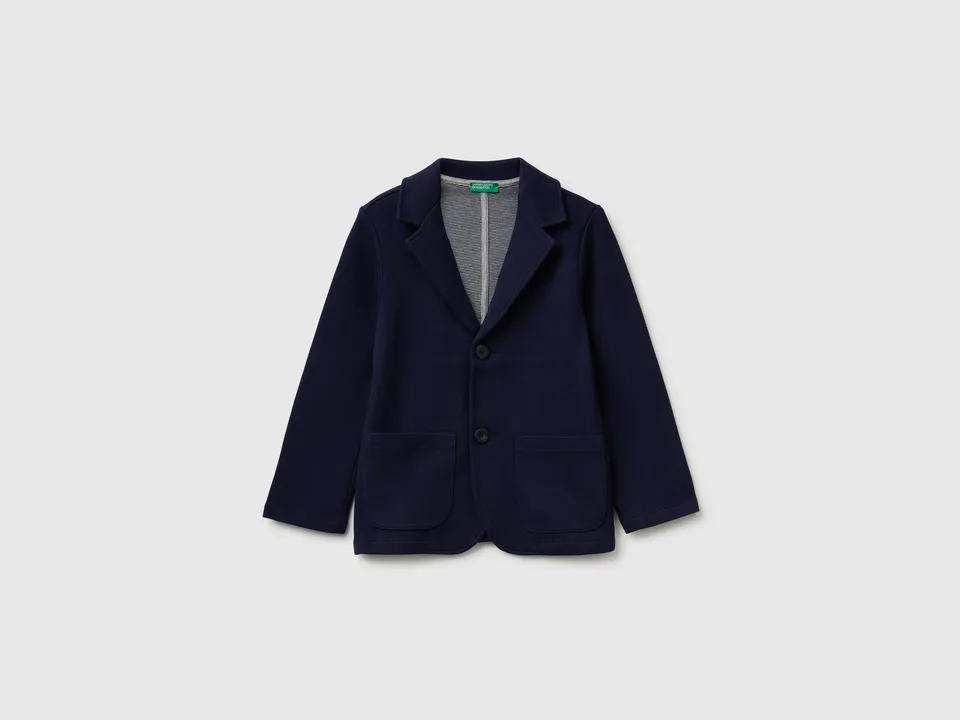 United Colors of Benetton Blazer tasche giacca cotone junior