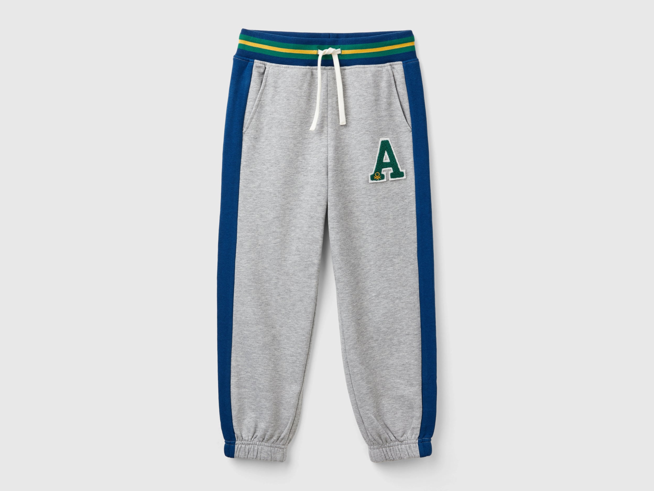 United Colors of Benetton Sweatshirts pantalone tuta righe cotone taglia S