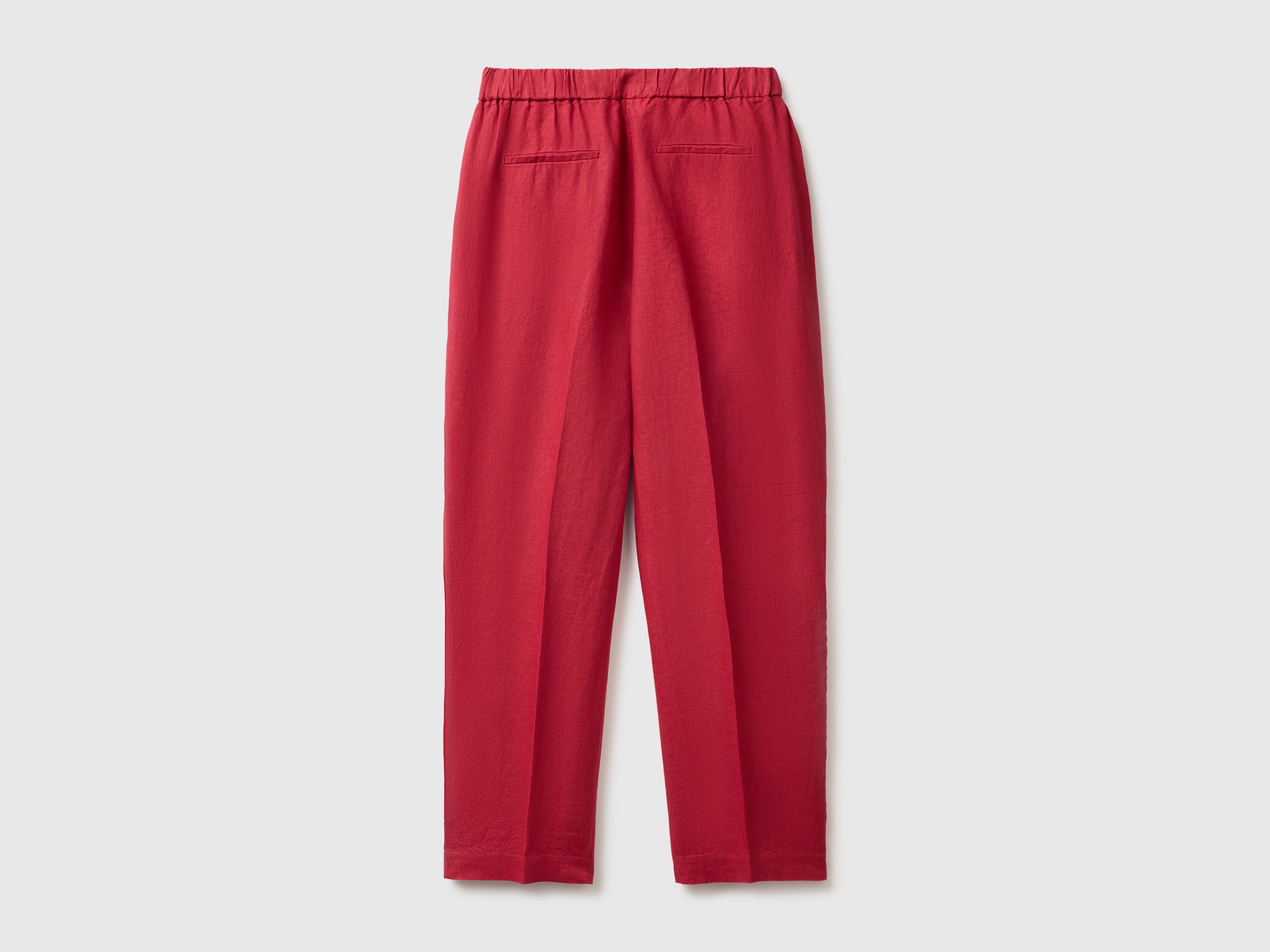 United Colors of Benetton Carrot fit trousers pantaloni lino Europa