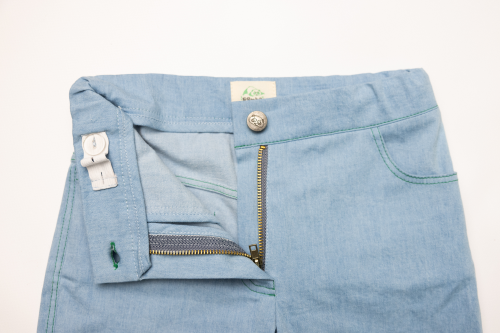 Pamboo Streetwear Eco Jeans Shorts pantaloncini jeans cotone