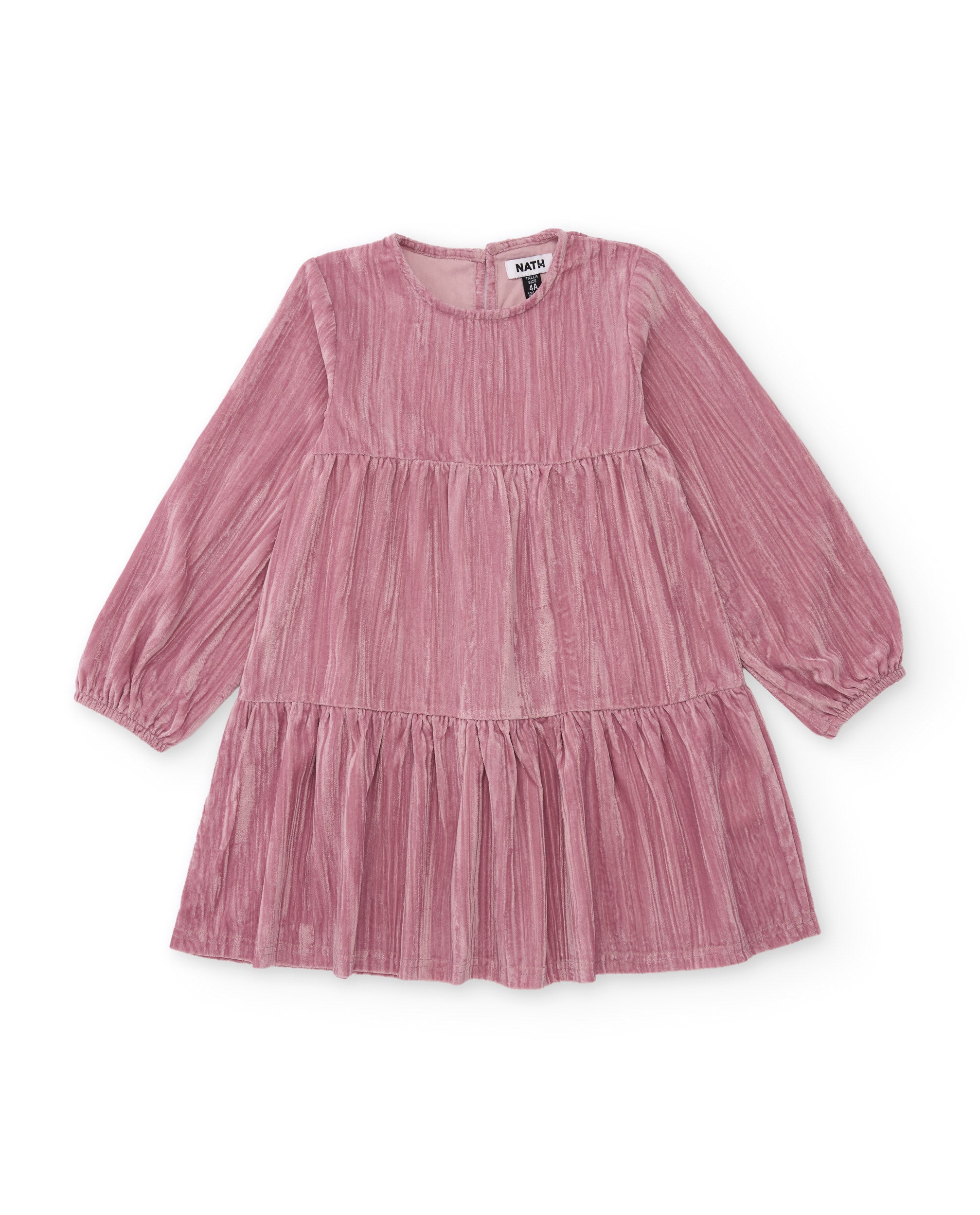 TucTuc Vestiti Abito Bambina Rosa Volant Festa