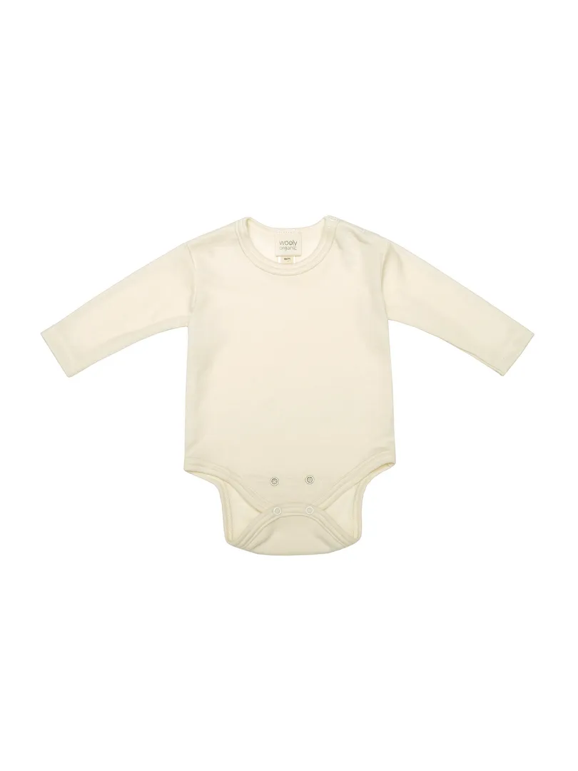 Woolly Organic Noos Body Manica Lunga Lana Merino Neonato