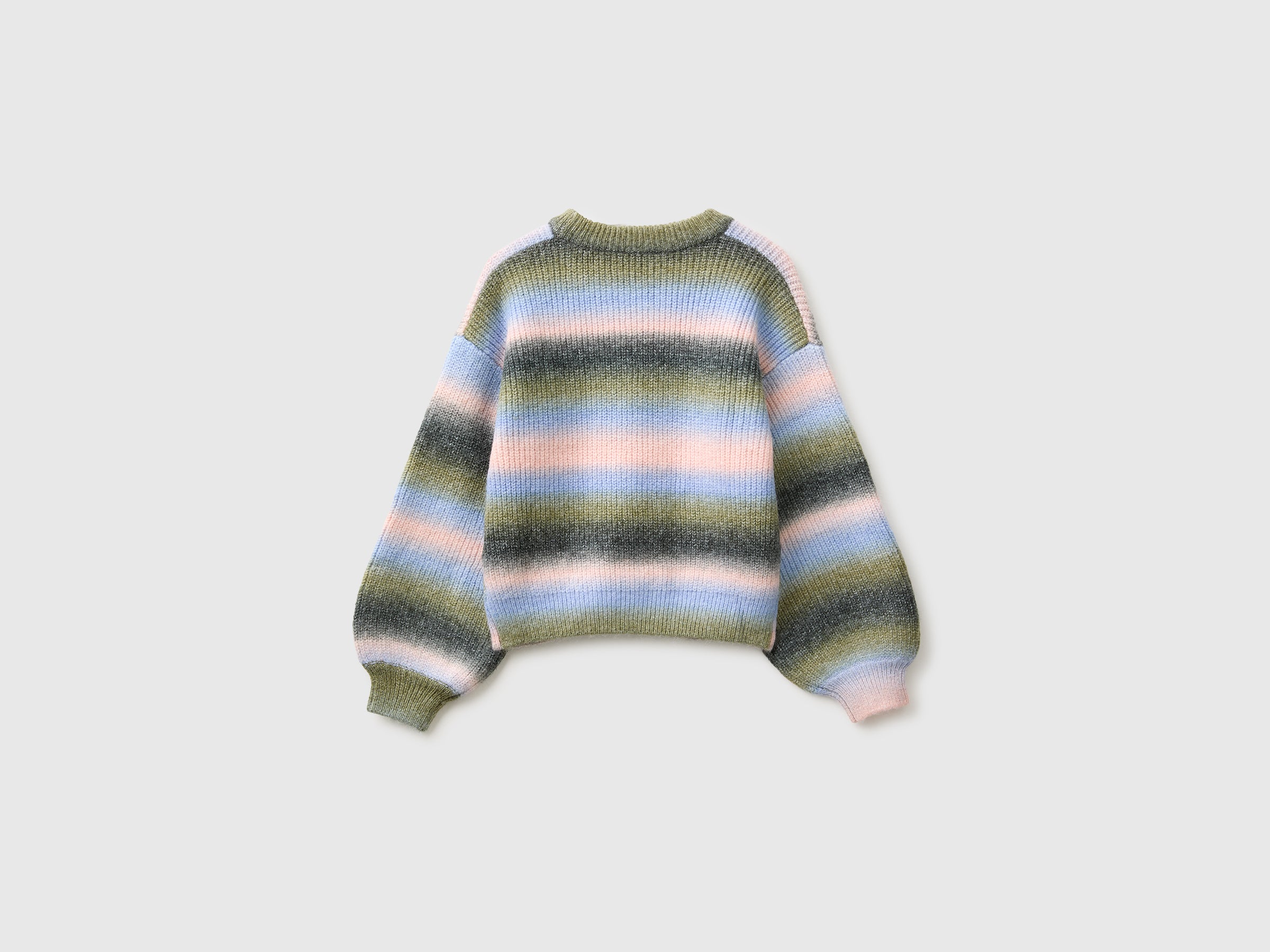 United Colors of Benetton maglione righe sfumate misto lana