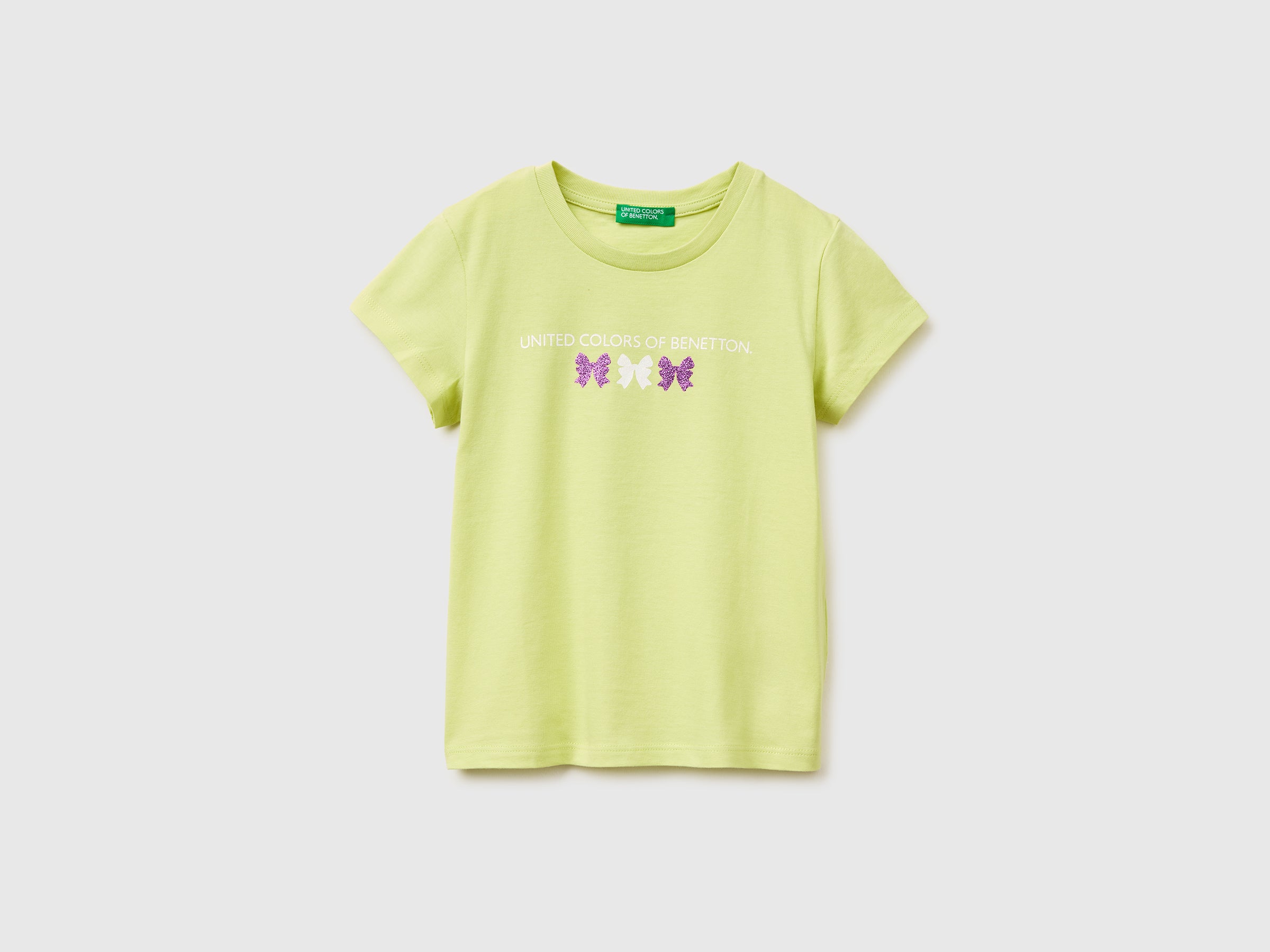 United Colors of Benetton 3I1XG10LU Maglietta Glitter Taglia 82