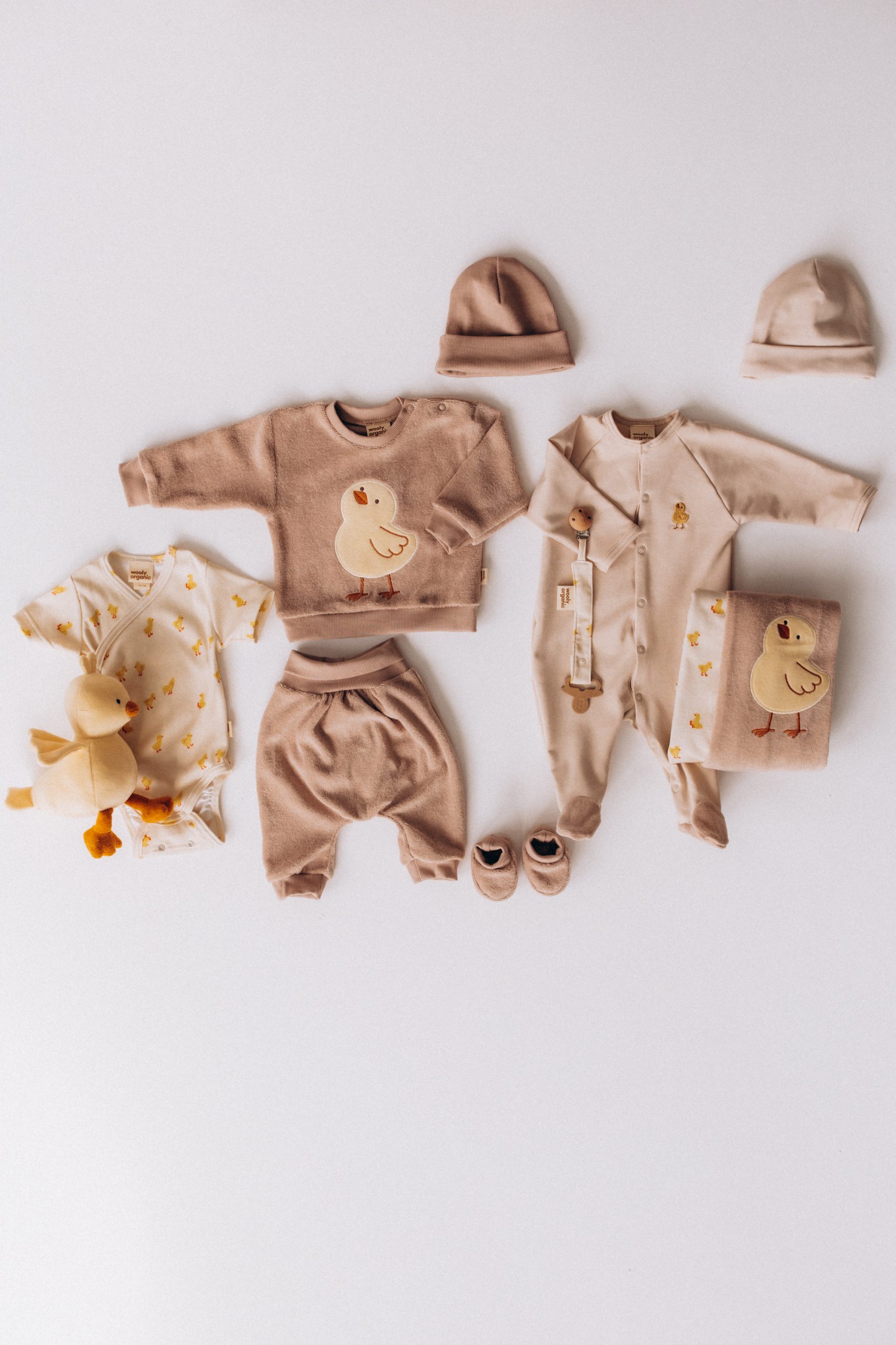 Woolly Organic Baby Bodysuits body incrociato manica corta