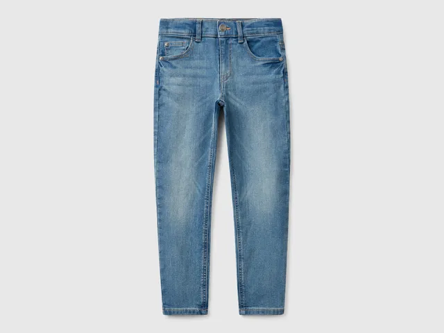 United Colors of Benetton skinny fit jeans denim stretch cotone taglia S