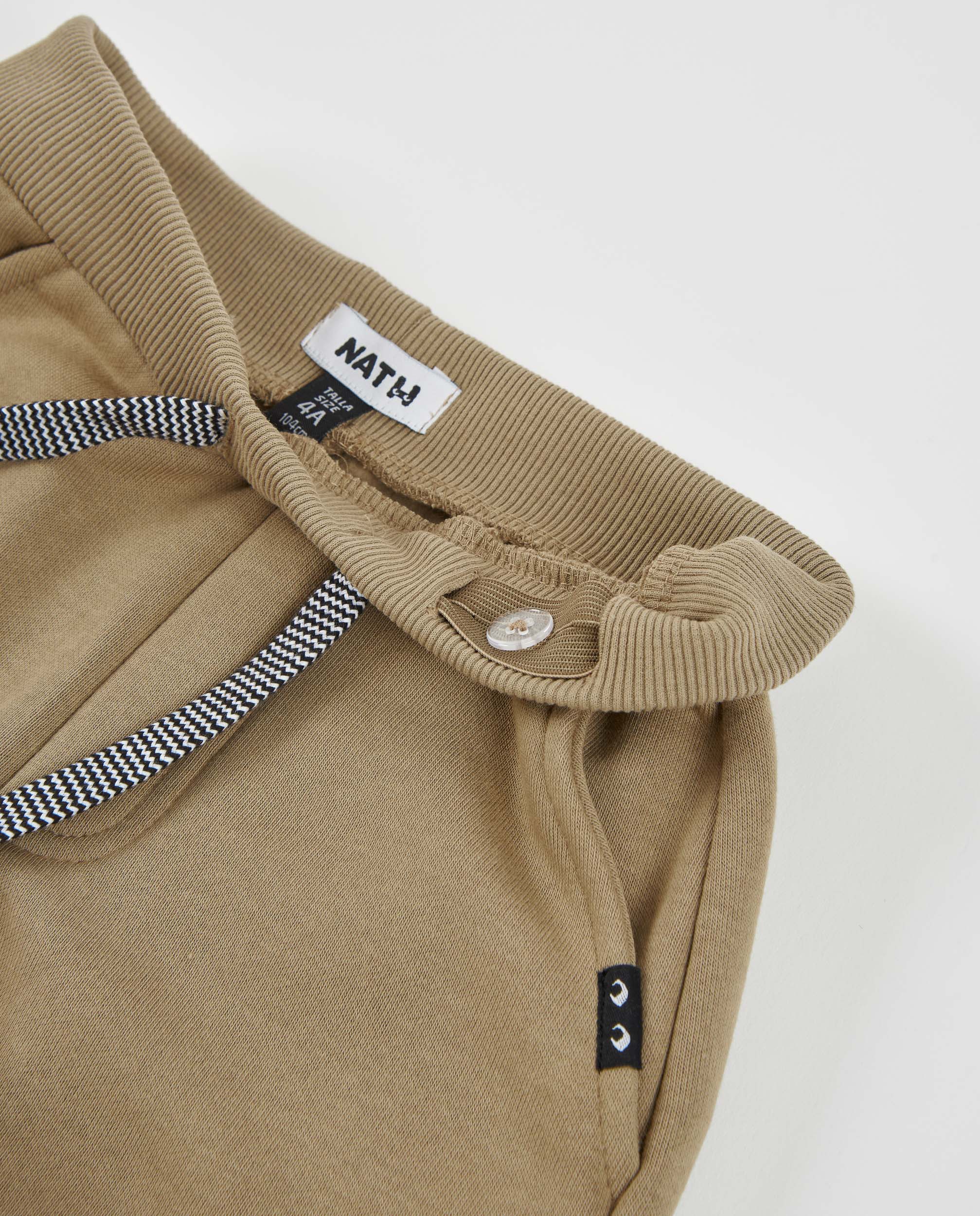 TucTuc Pantaloni Basic pantaloni bimbo beige felpa