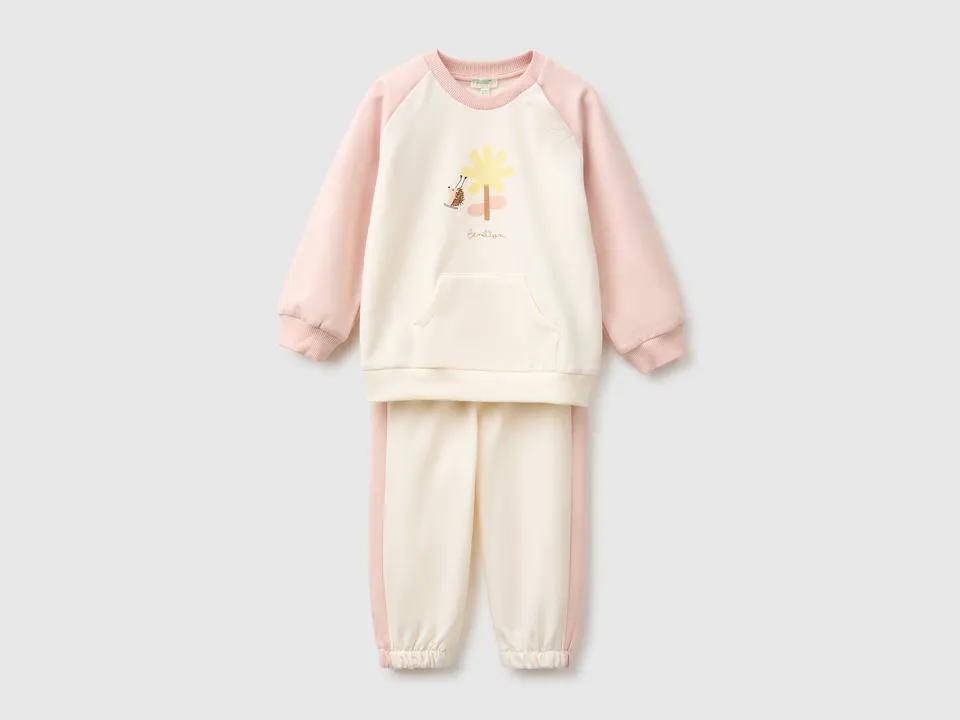 United Colors of Benetton Outfits Tuta Neonato 68 cotone bio