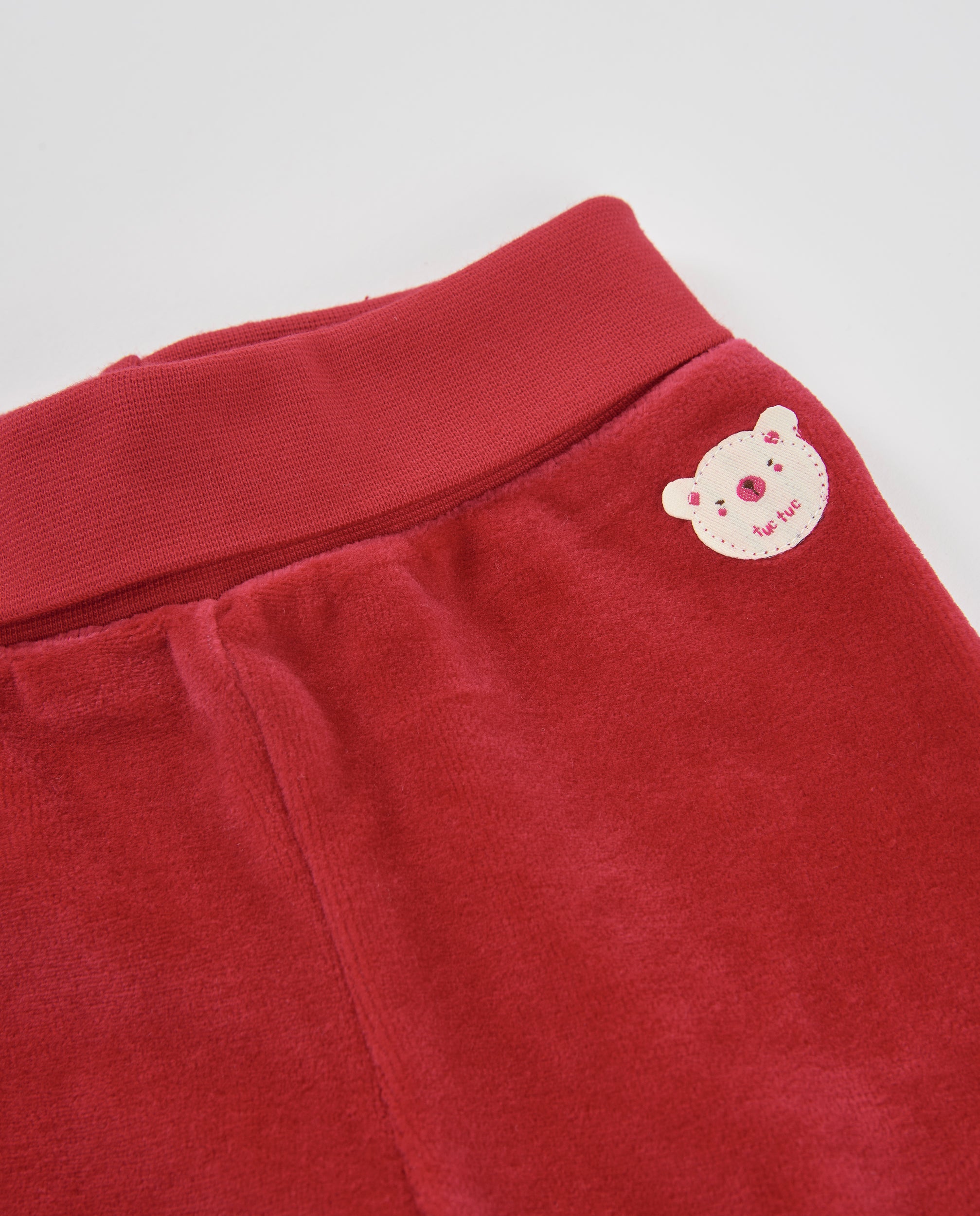 TucTuc Completi neonata bordeaux floreale 2 pezzi