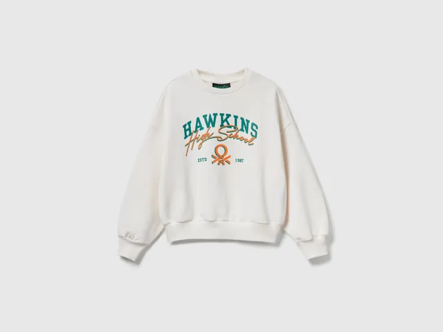United Colors of Benetton Sweatshirts felpa Stranger Things cotone