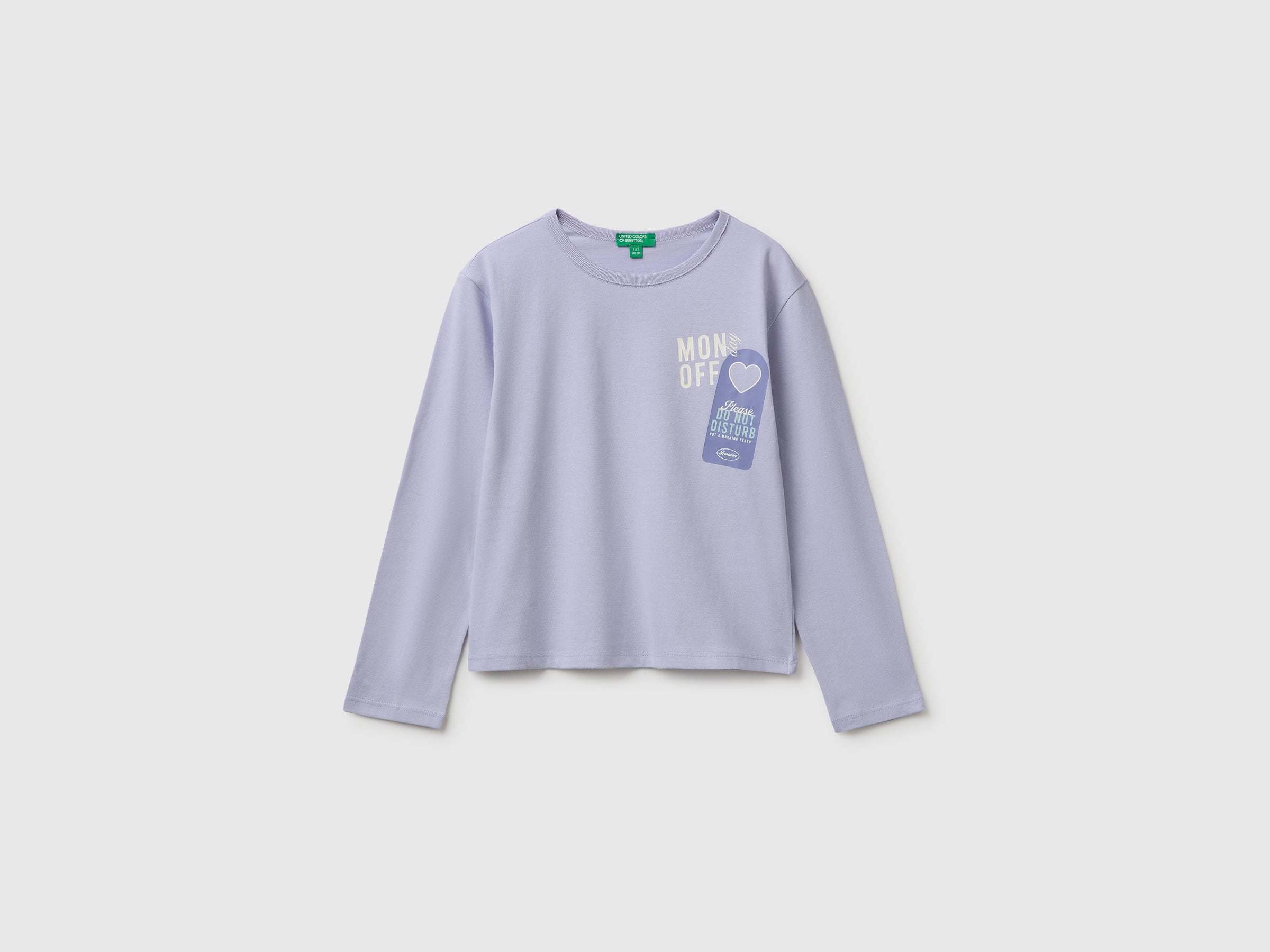 United Colors of Benetton Print T-Shirt Maglietta Cotone Bio M