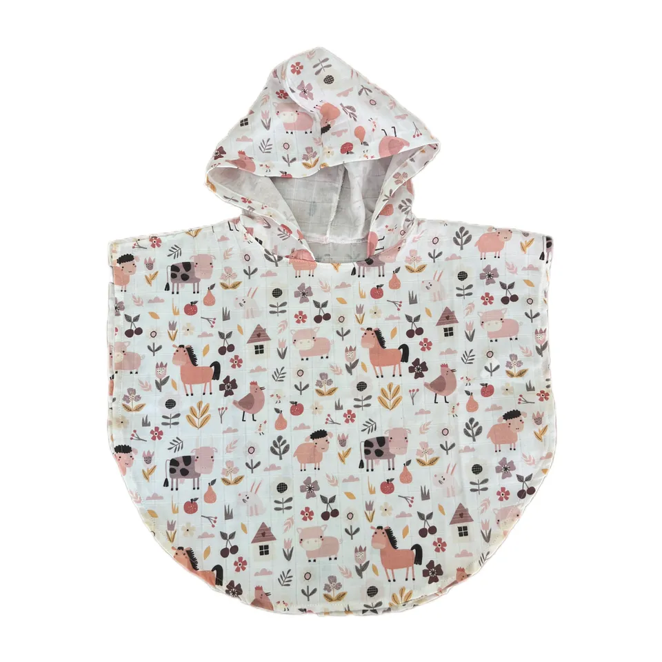 Kocarcia Kokopatik Fattoria poncho mare mussola 0-2 anni