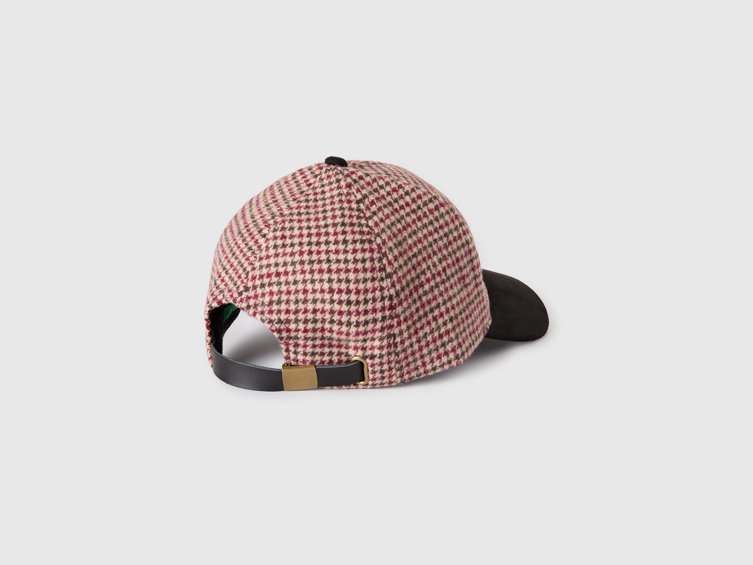United Colors of Benetton Cappellino Baseball Pied-de-Poule OS