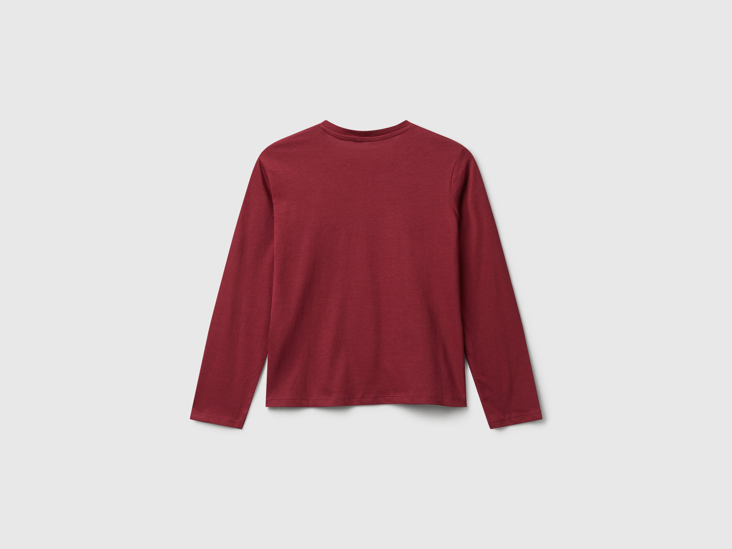 United Colors of Benetton T-Shirts T-shirt cotone manica lunga paillettes