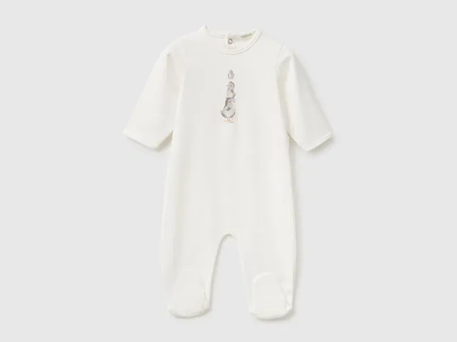 United Colors of Benetton Pagliaccetto Neonato Cotone Bio Taglia 68