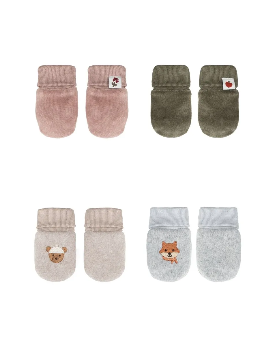 Woolly Organic Mittens GOTS AW26 muffole guanti cotone bio