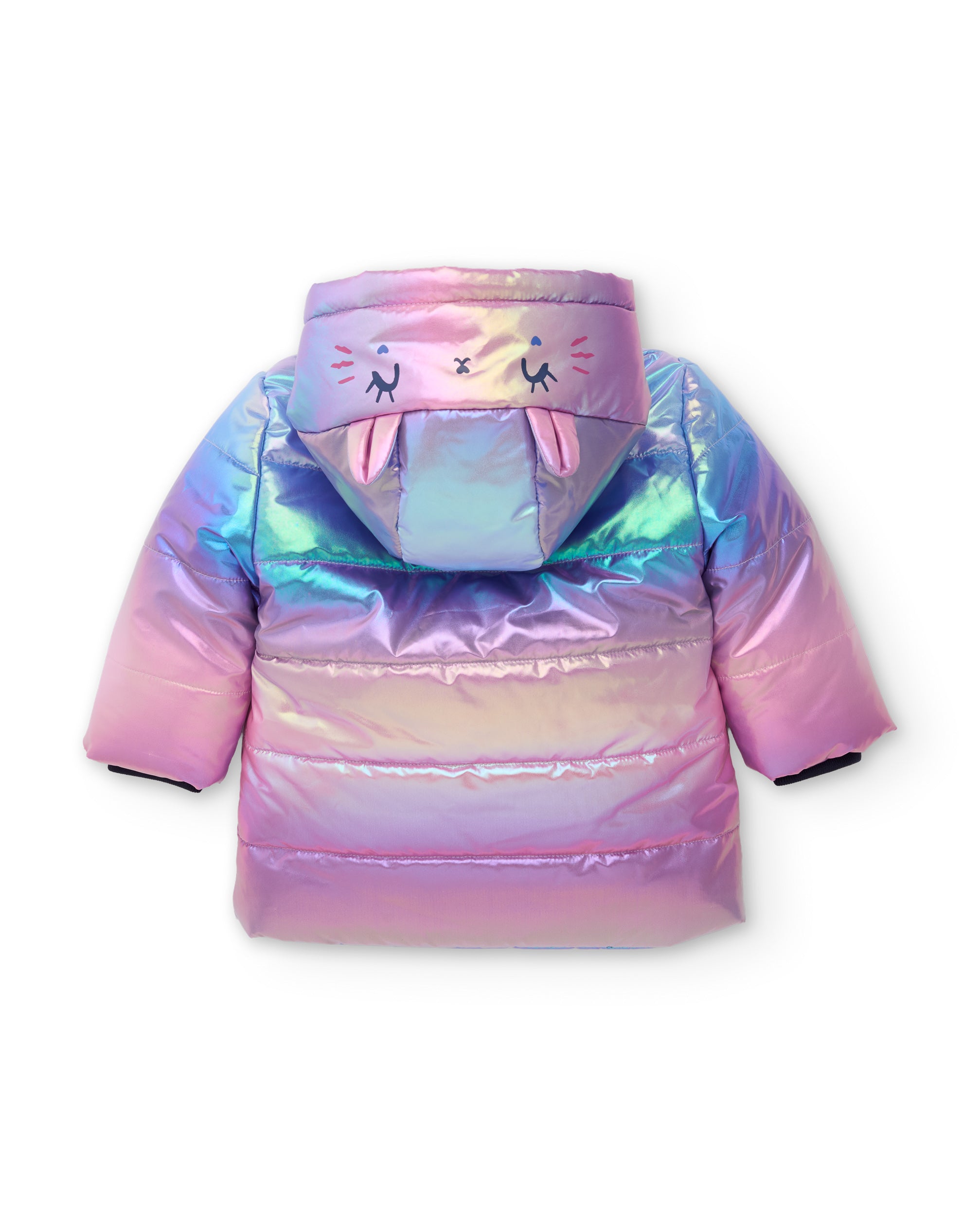 TucTuc Cappotti cappotto bambina azzurro olografico