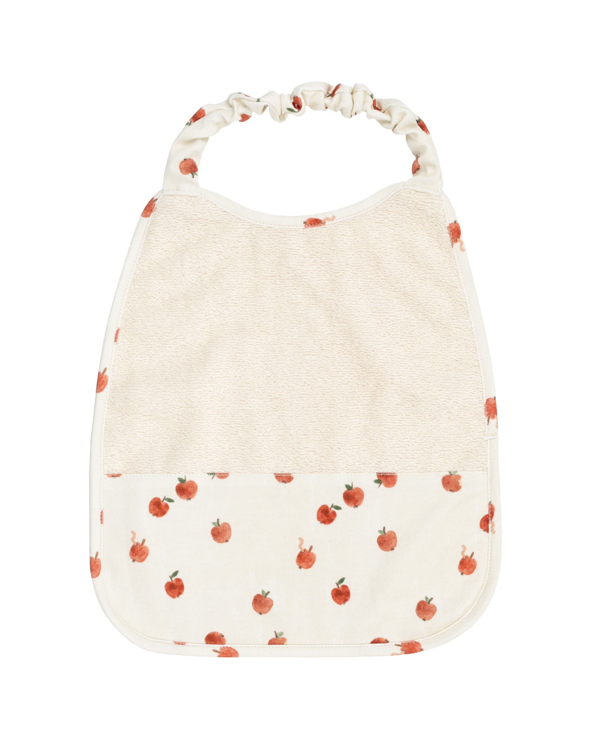 Woolly Organic Baby Bibs Pull-Over Bib bavaglino Ecru cotone organico