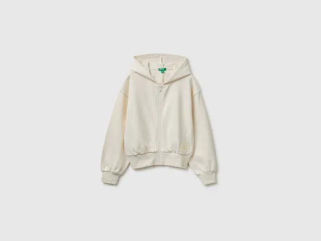 United Colors of Benetton 100% cotton hoodie felpa cappuccio cotone