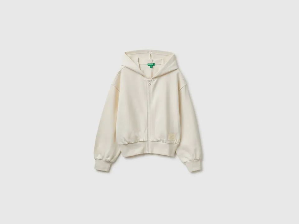 United Colors of Benetton 100% cotton hoodie felpa cappuccio cotone
