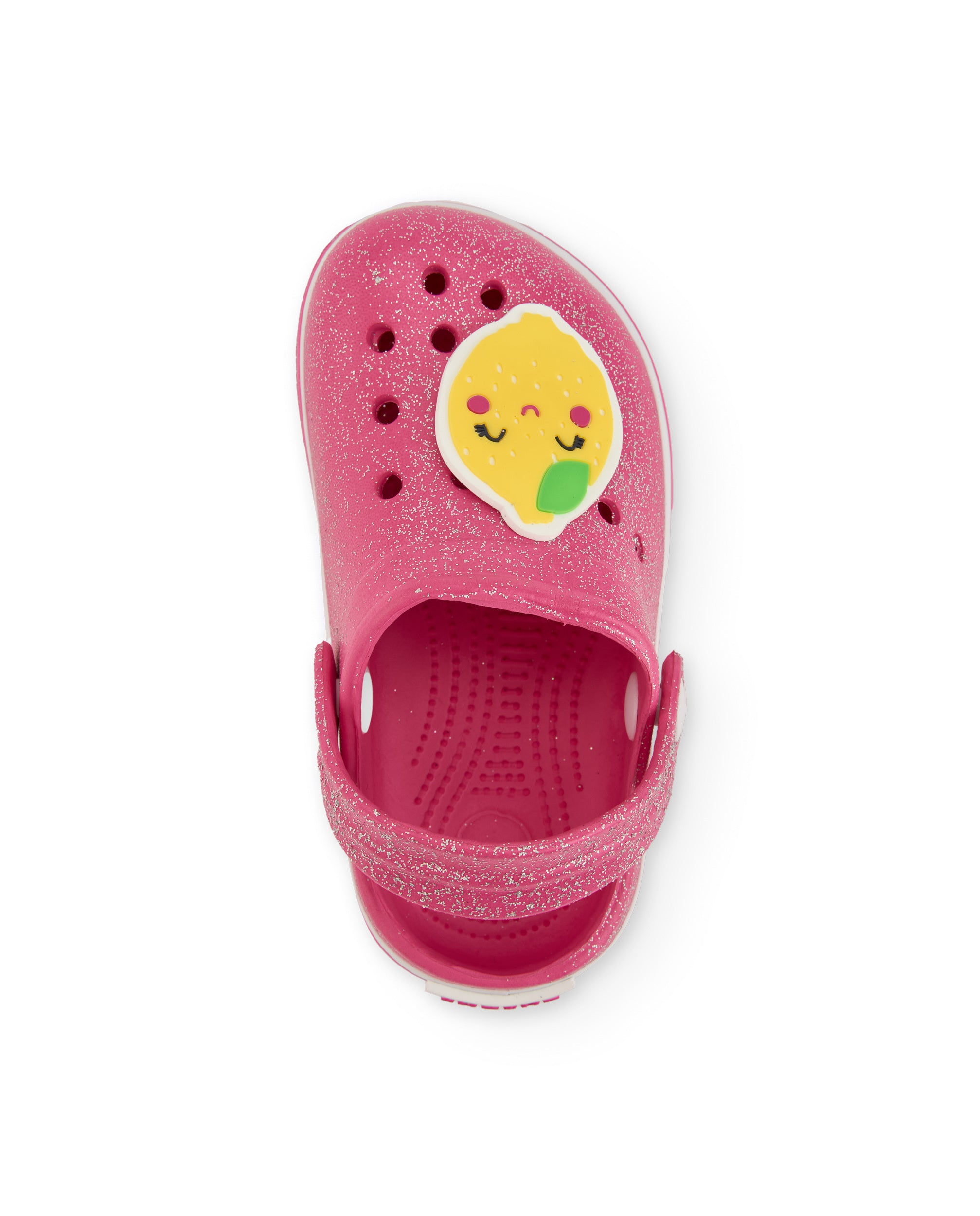 TucTuc Zoccoli bambina tessuto scarpe rosa glitter limone