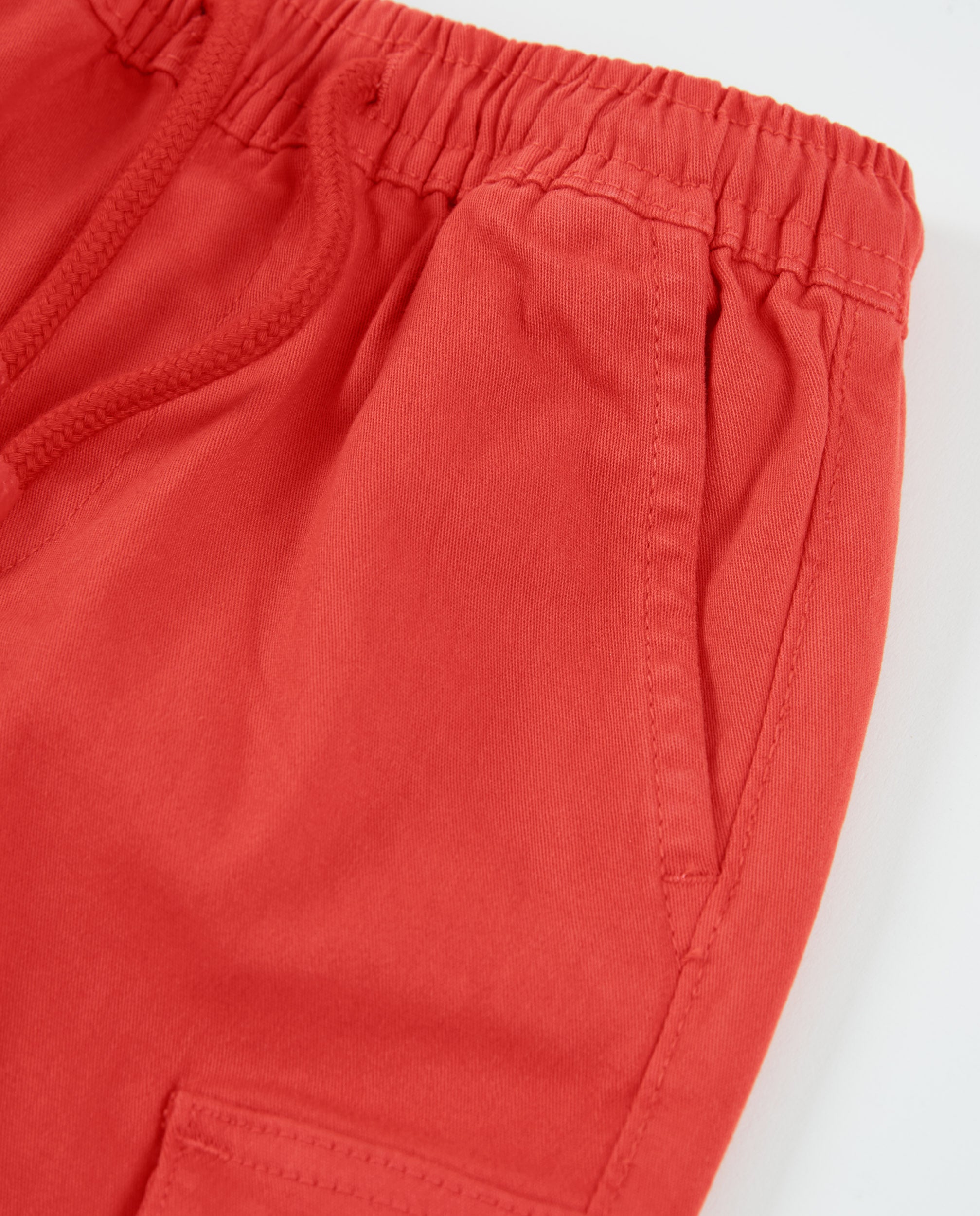 TucTuc Pantaloni cargo bambino tasche laterali rosso