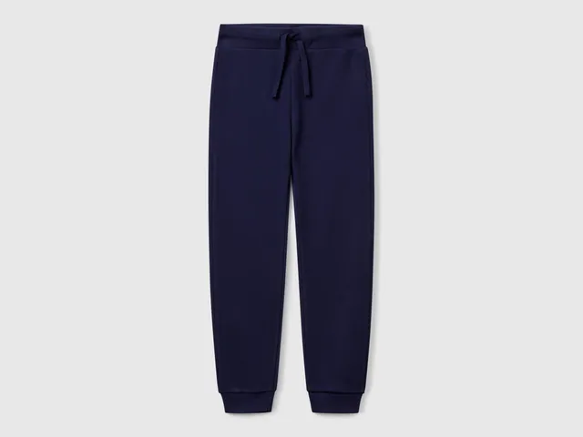 United Colors of Benetton pantaloni tuta cotone jogger taglia L coulisse