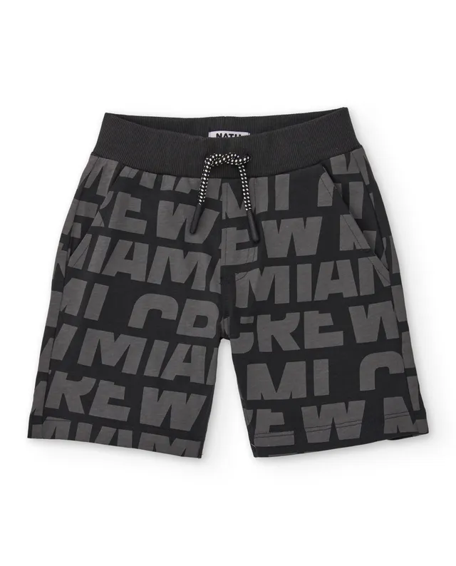TucTuc Bermuda Pantaloncini Bambino Nero Lettere